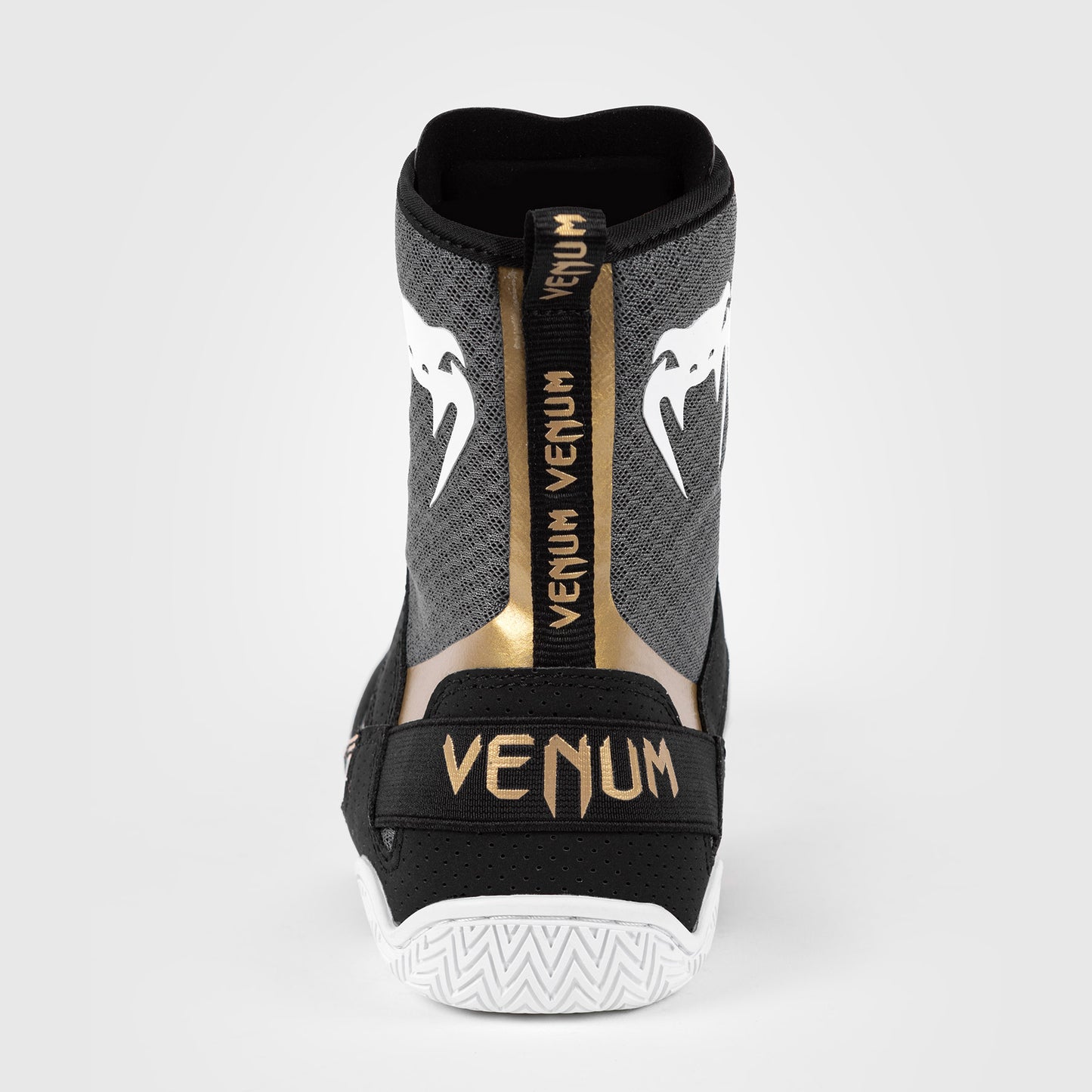 Venum Elite 복싱 슈즈 – 블랙/화이트/골드