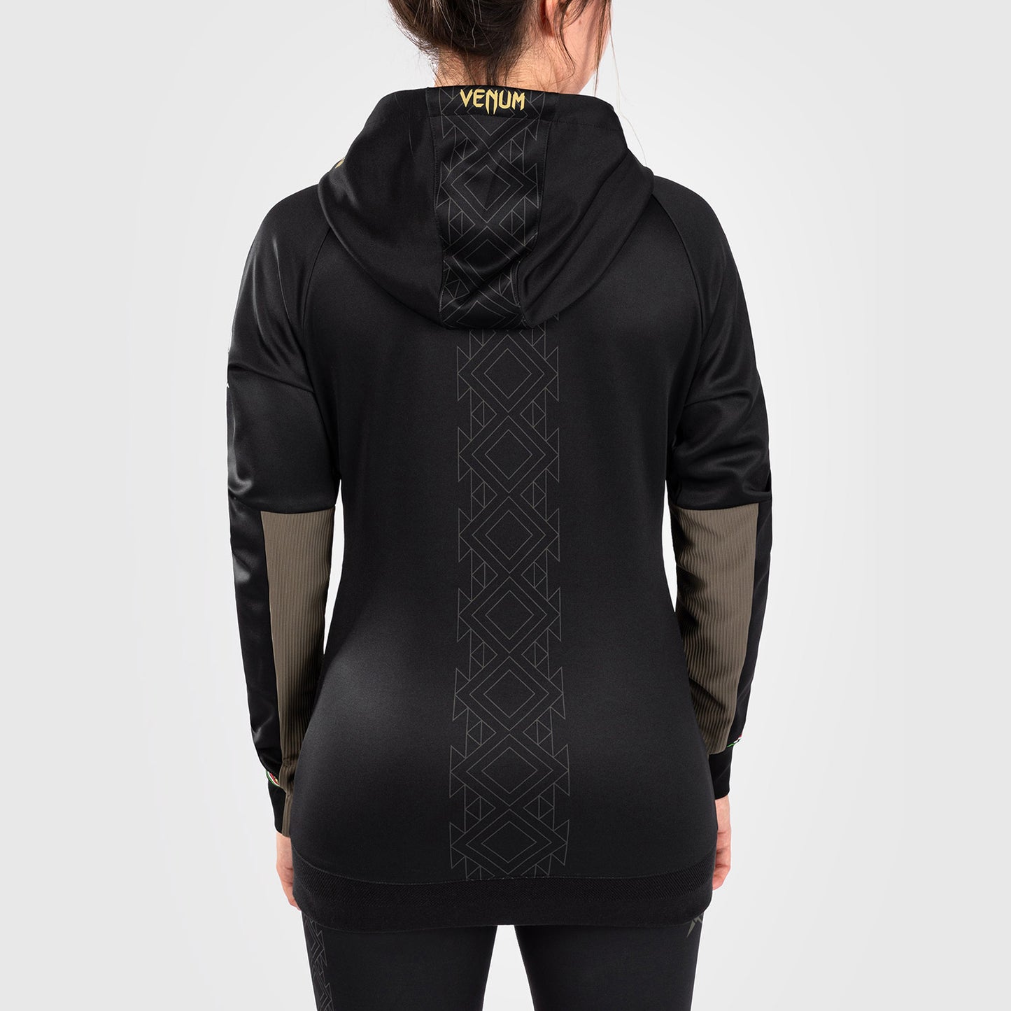 Noche UFC By Venum Authentic Fight Night 여성용 워크아웃 후디 – 블랙