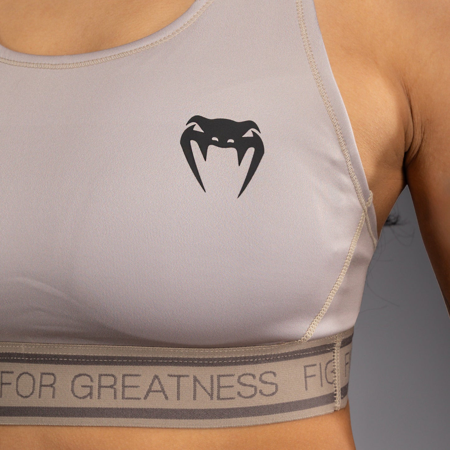 Venum UFC Unity by Venum Authentic Fight Week 여성 스포츠 브라 - 샌드