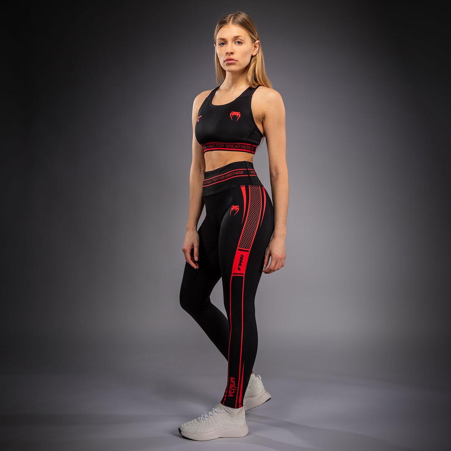 Venum UFC Unity by Venum Authentic Fight Week 여성 기능성 컴프레션 타이츠 - 블랙