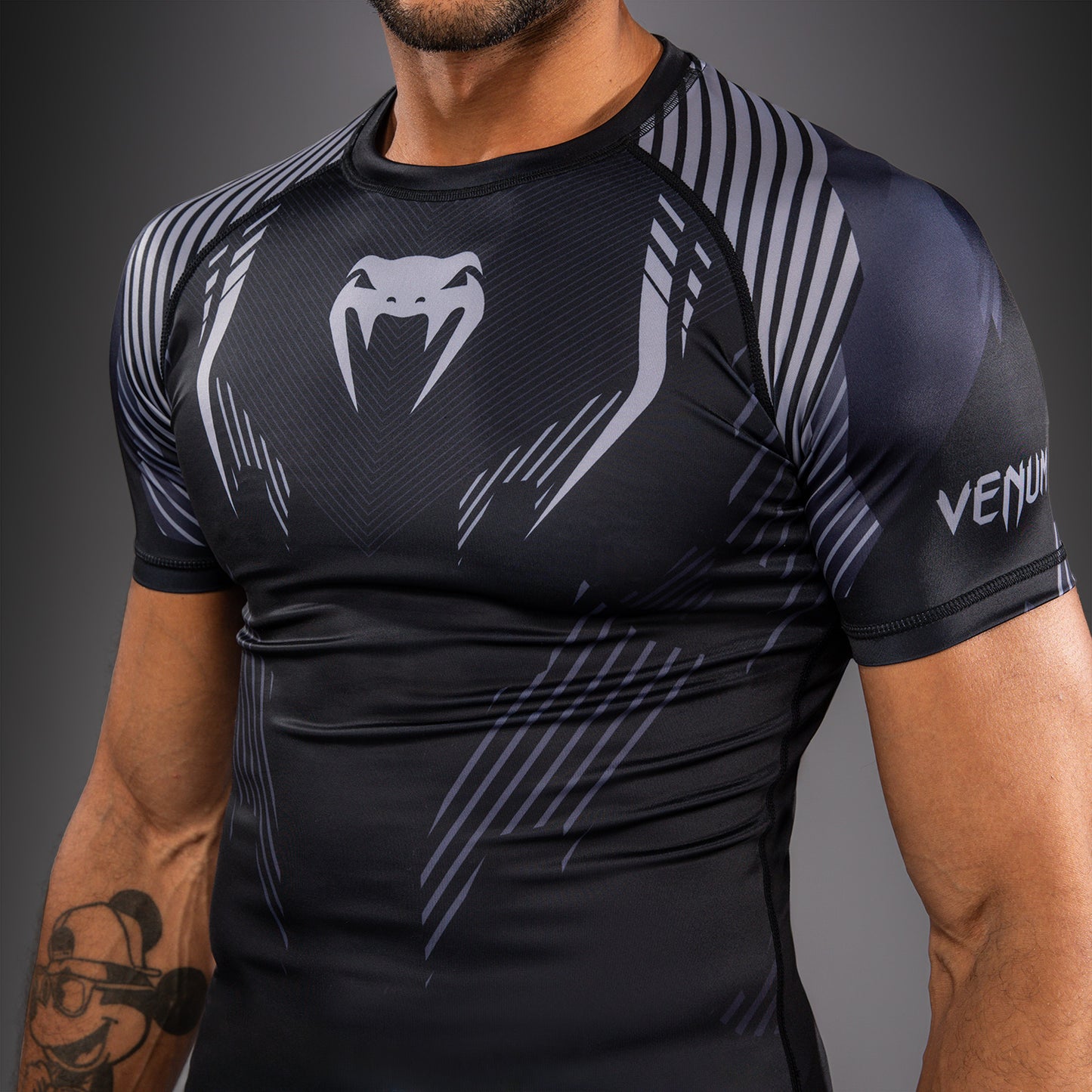 NO-GI 6.0 반팔 래쉬가드 블랙/그레이