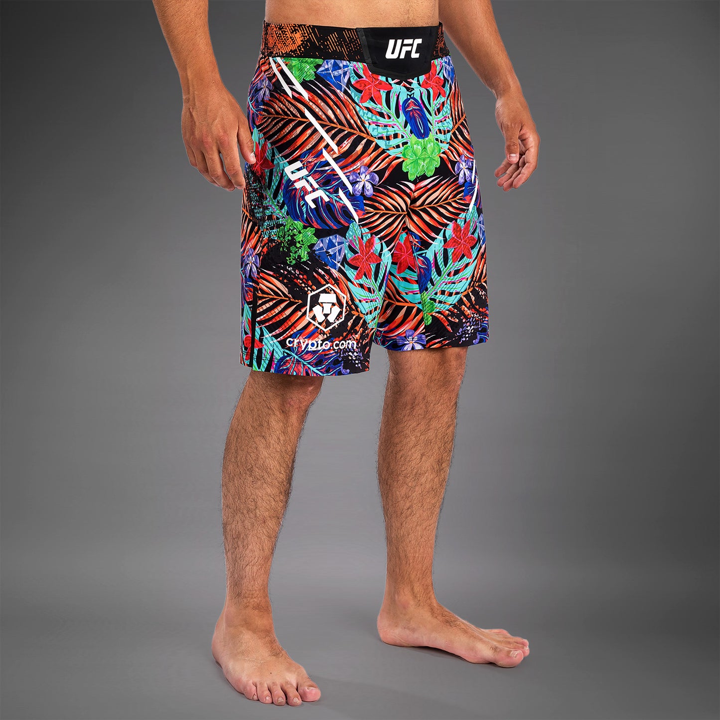 Men's UFC Unrivaled by Venum 블루 Dustin Poirier 롱 핏 파이트 쇼츠