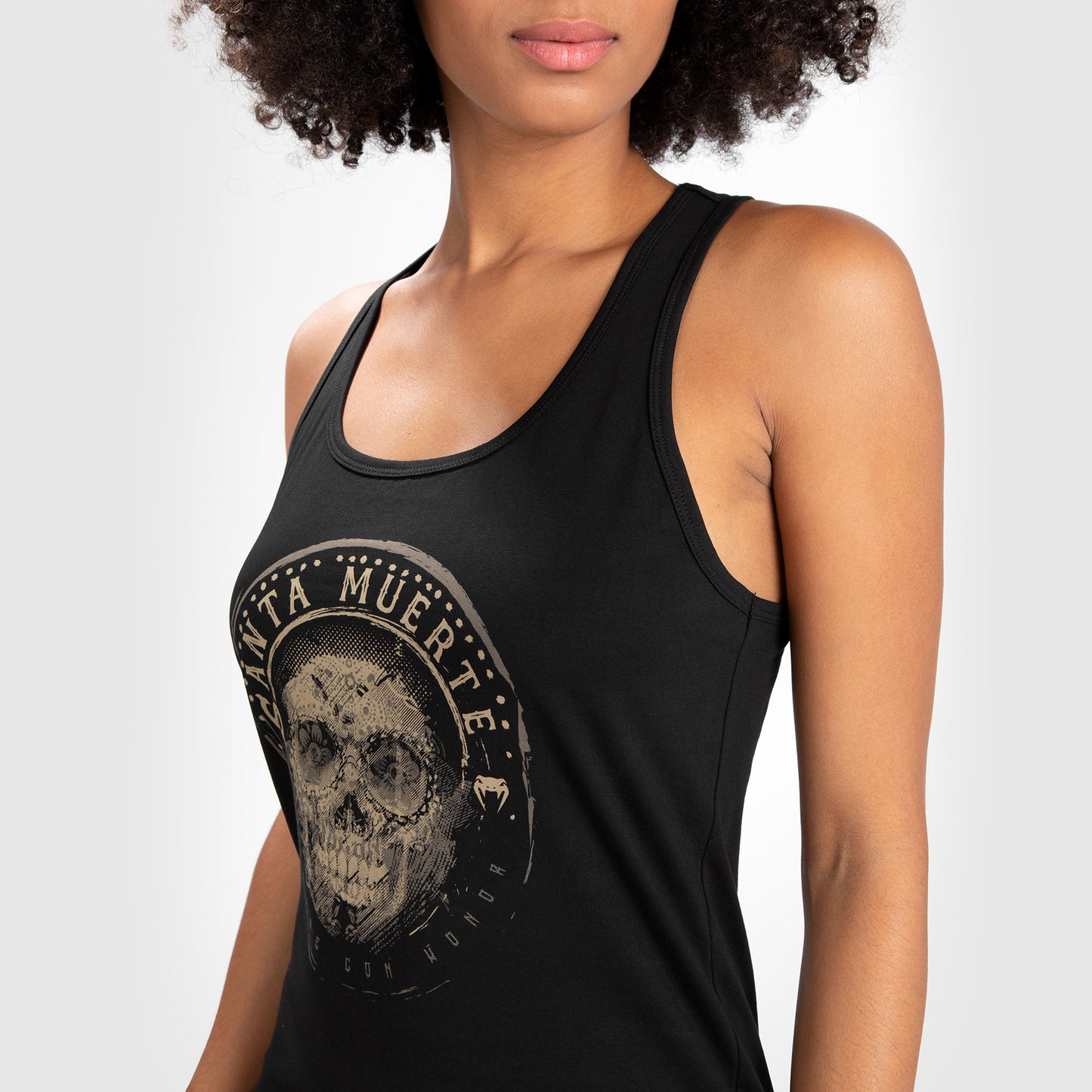 Venum Women Santa Muerte Dark Side 탱크탑 – 블랙/브라운