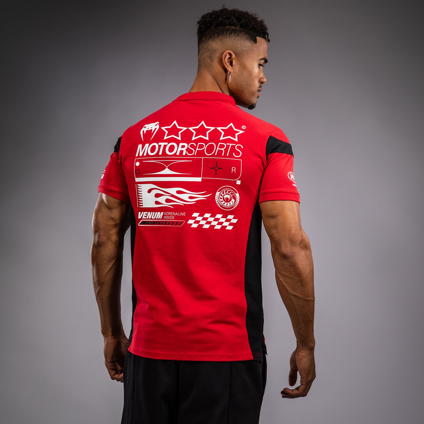 Venum Motorsport 코튼 폴로 – 레이서 레드