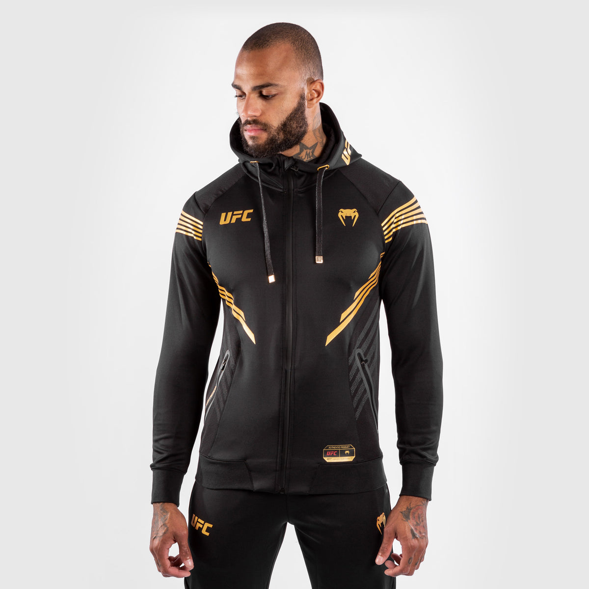 Venum UFC Authentic Fight Night 남성 워크아웃 후디 – Champion