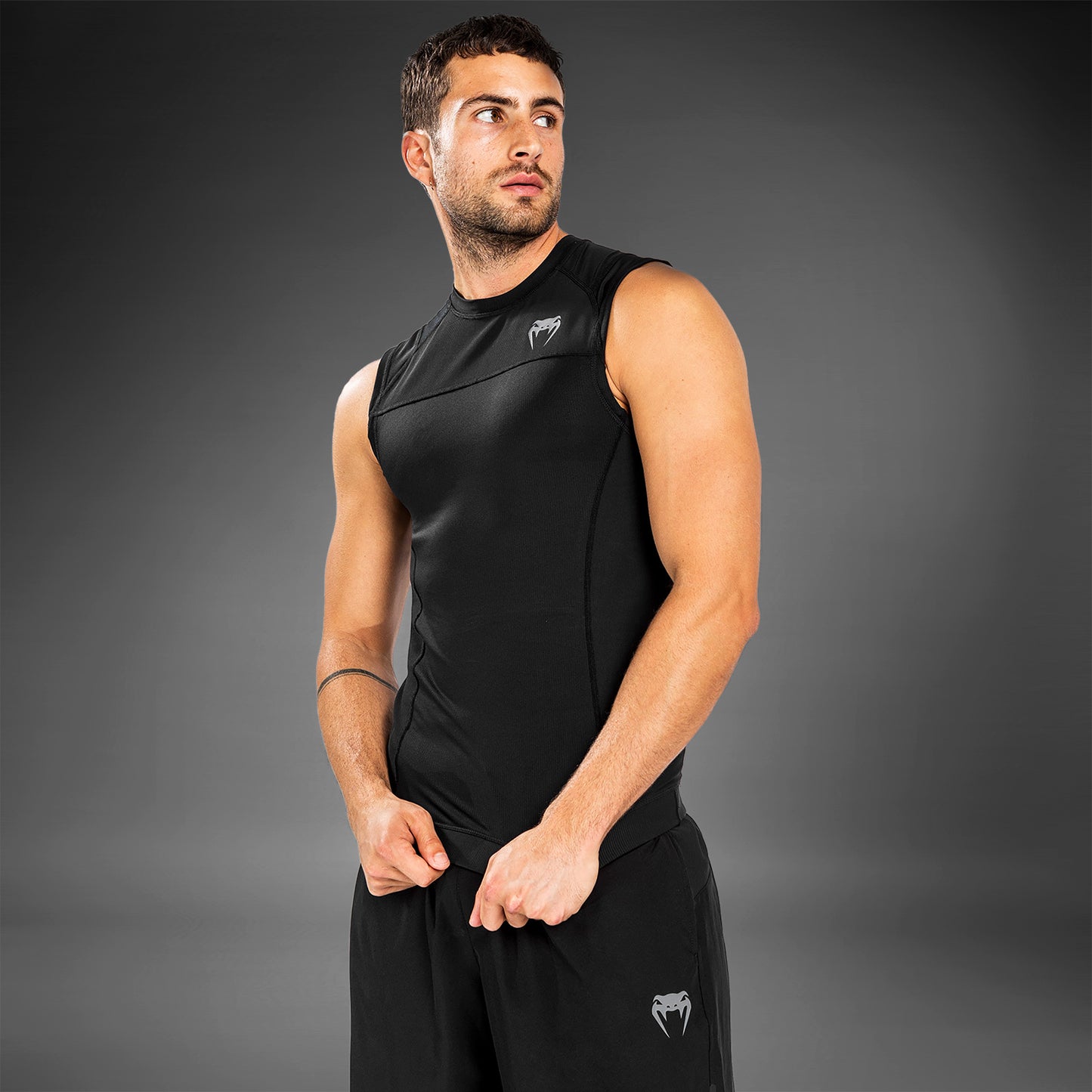 Venum G-Fit Air 래쉬가드 민소매 – 블랙