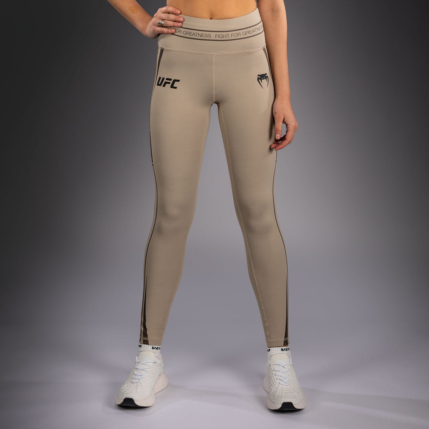 Venum UFC Unity by Venum Authentic Fight Week 여성 기능성 컴프레션 타이츠 - 샌드