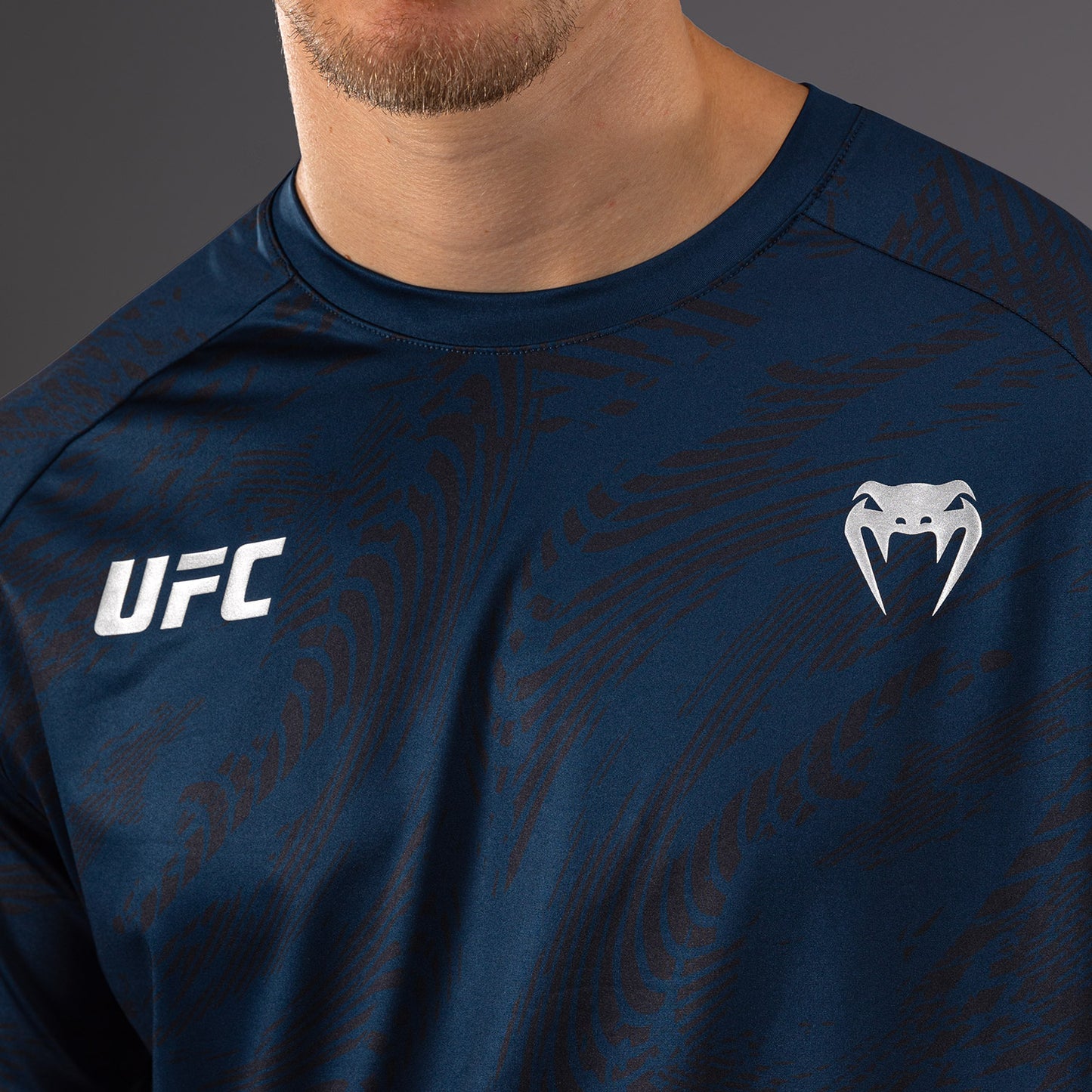 UFC Fusion by Venum Fight Week 남성용 드라이 테크 티셔츠 – 오션 그린