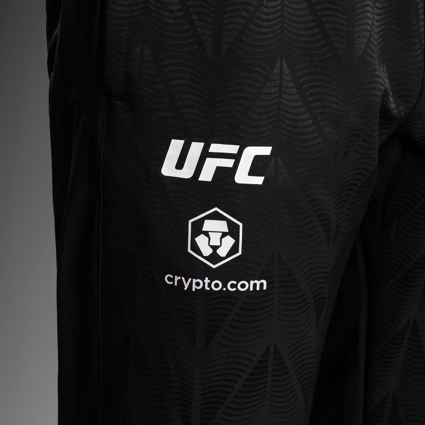 남성용 UFC Zenith by Venum 블랙 어센틱 파이트 나이트 워크아웃 팬츠