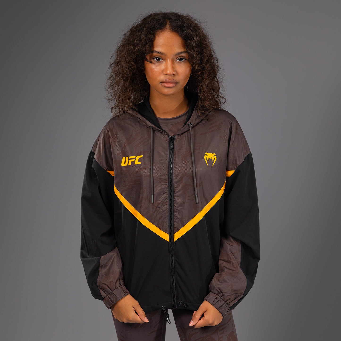 UFC Fusion by Venum Fight Week 여성용 집업 후드티 – 어스틴 브라운