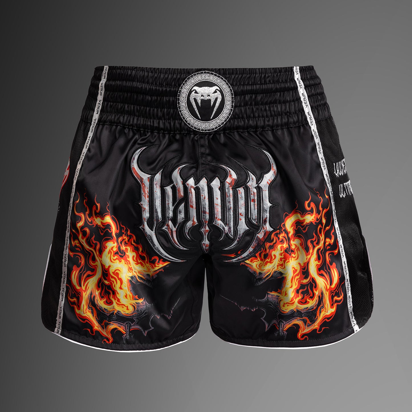 Venum Gladiator 5.0 무에타이 쇼츠 – 블랙/네온 옐로우