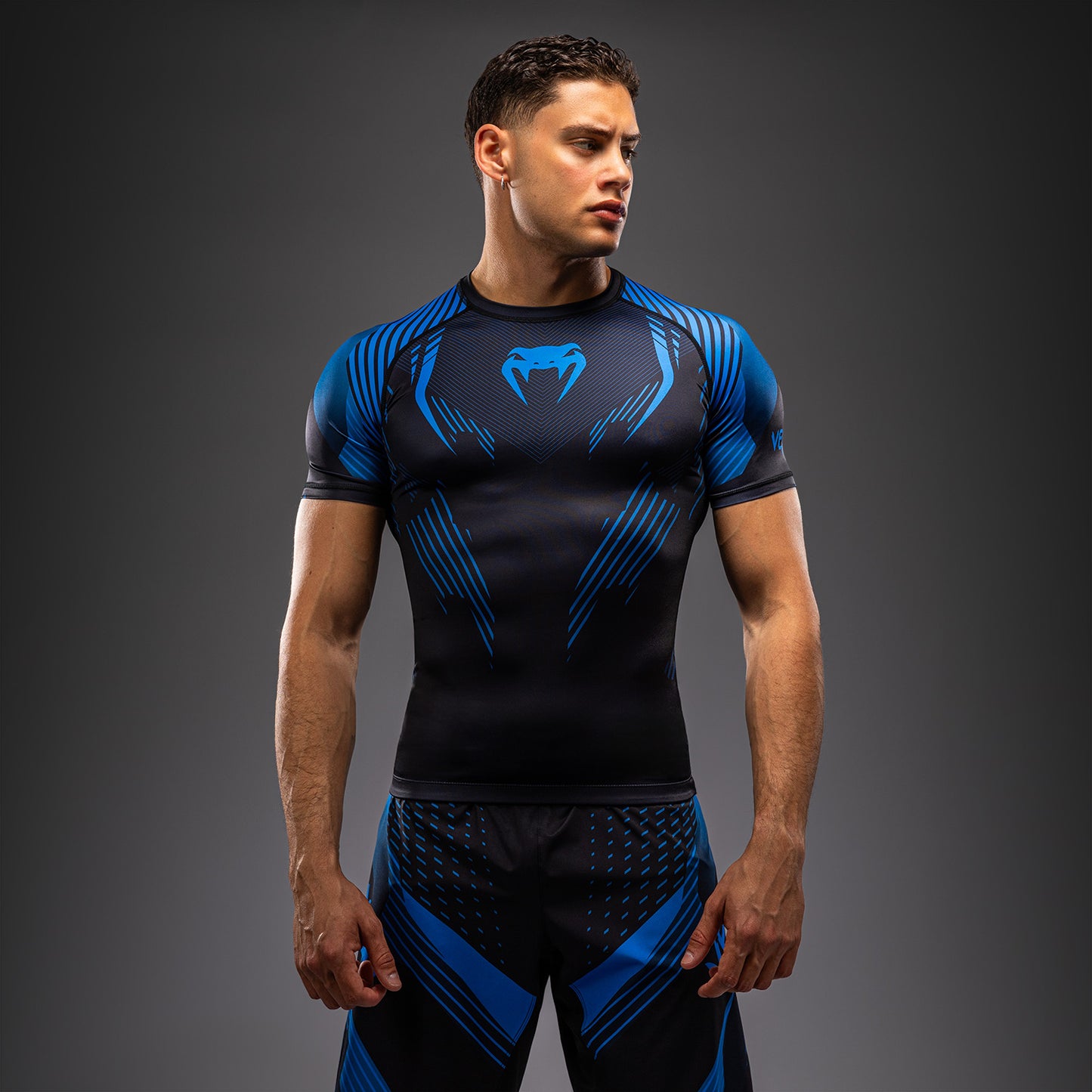 NO-GI 6.0 반팔 래쉬가드 블랙/블루
