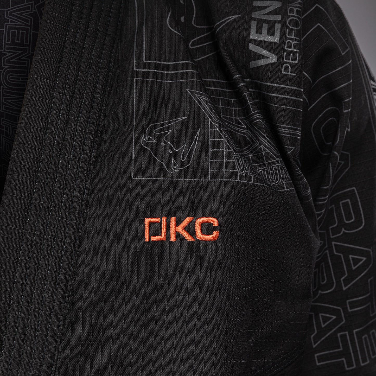 Karate Combat by Venum BJJ 도복 – 블랙/그레이
