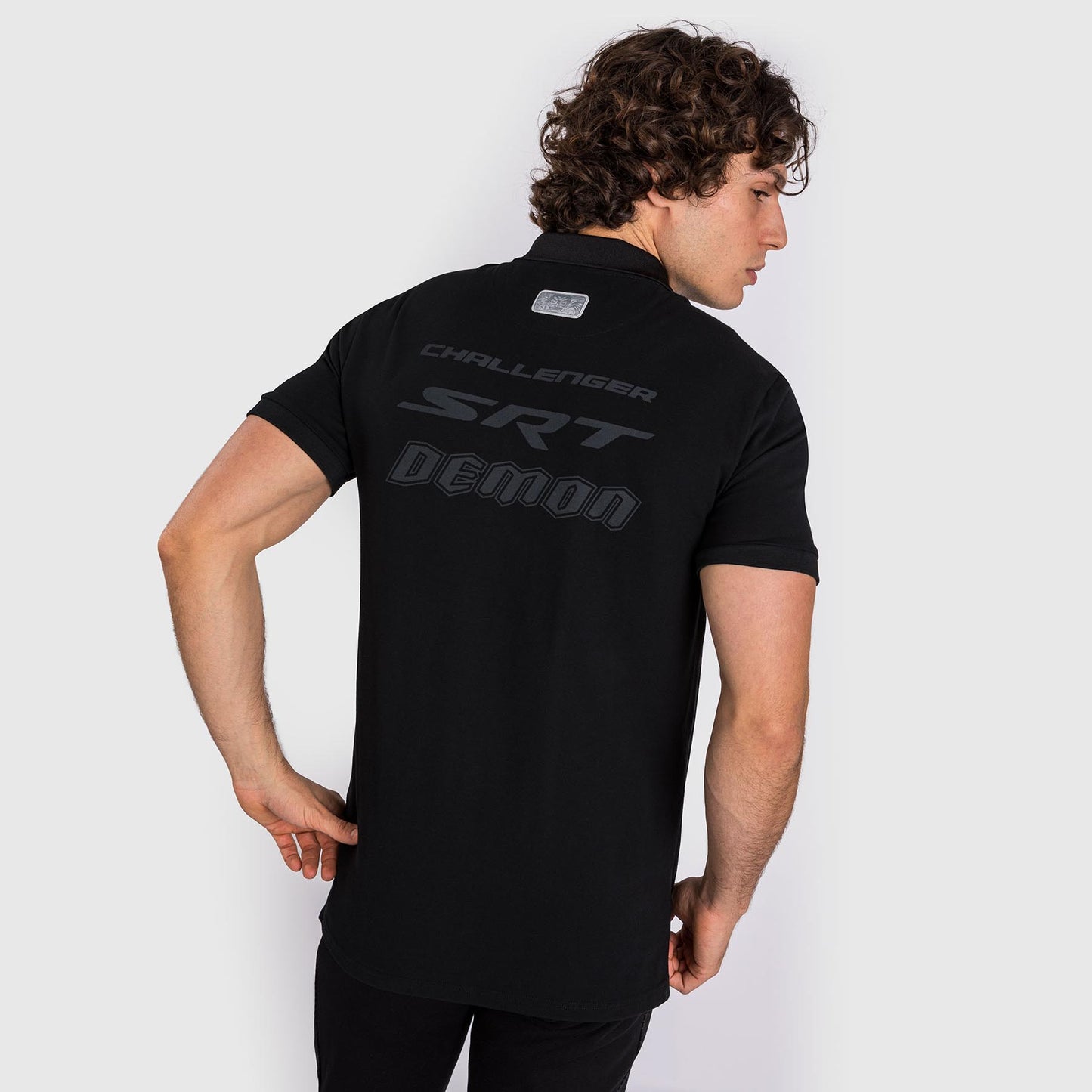 Venum x Dodge Demon 170 남성용 폴로 셔츠 – 블랙