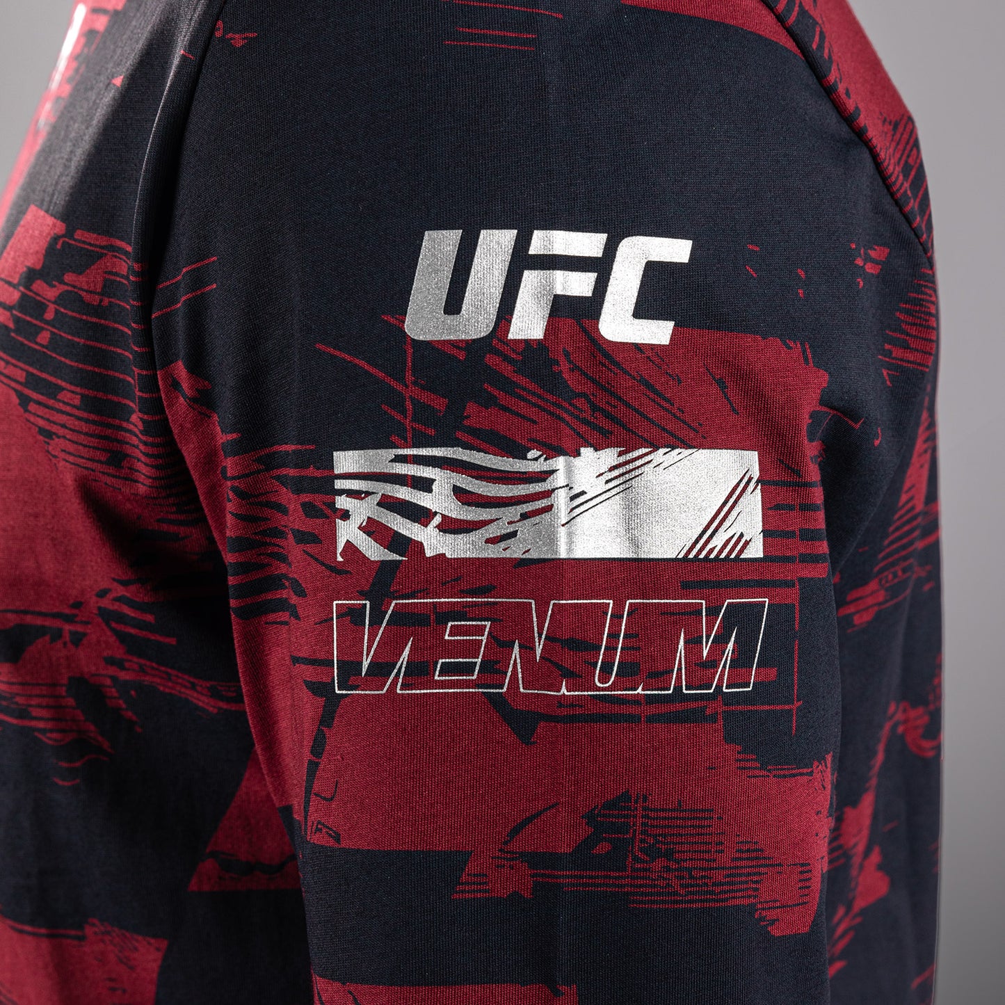 남성용 UFC Zenith by Venum 네이비 블루 오센틱 파이트 위크 긴팔 티셔츠