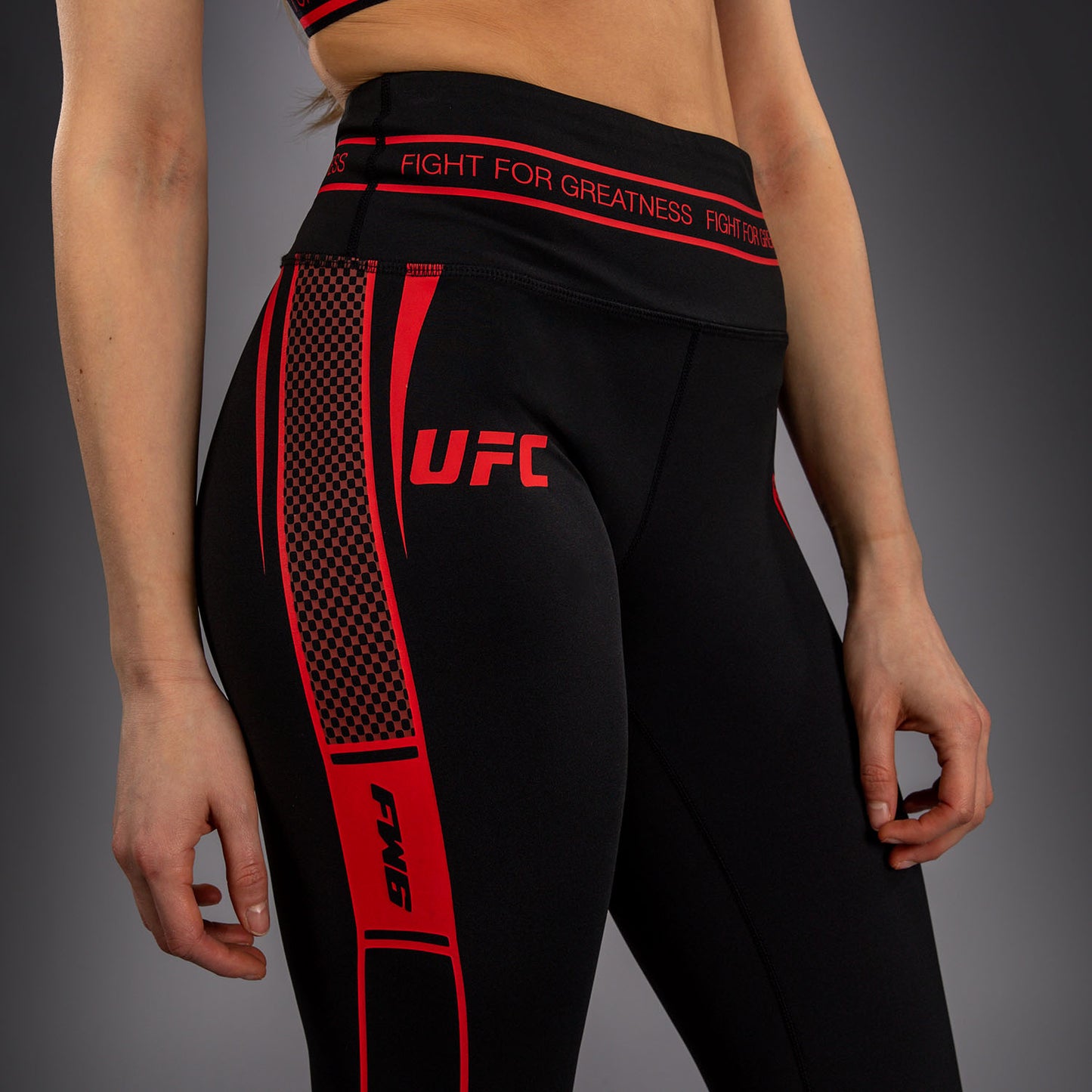 Venum UFC Unity by Venum Authentic Fight Week 여성 기능성 컴프레션 타이츠 - 블랙