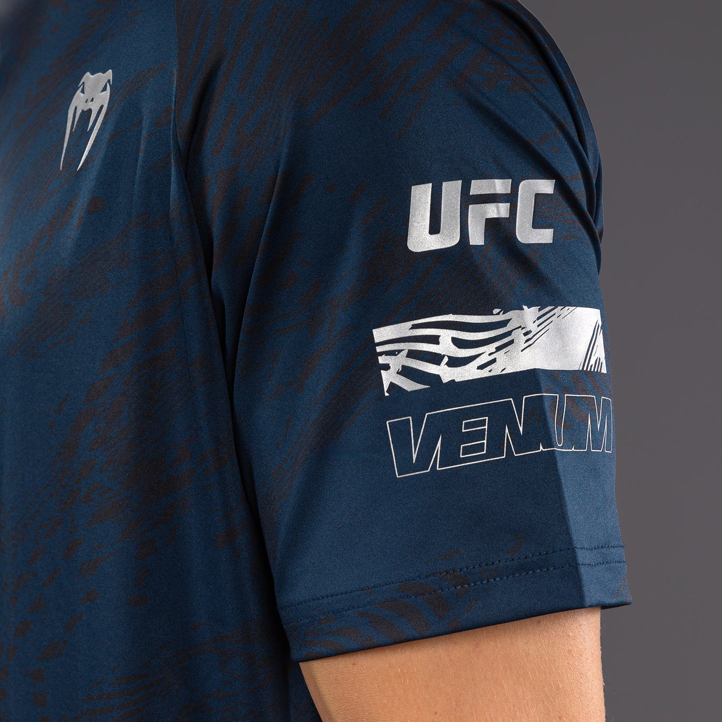 UFC Fusion by Venum Fight Week 남성용 드라이 테크 티셔츠 – 오션 그린