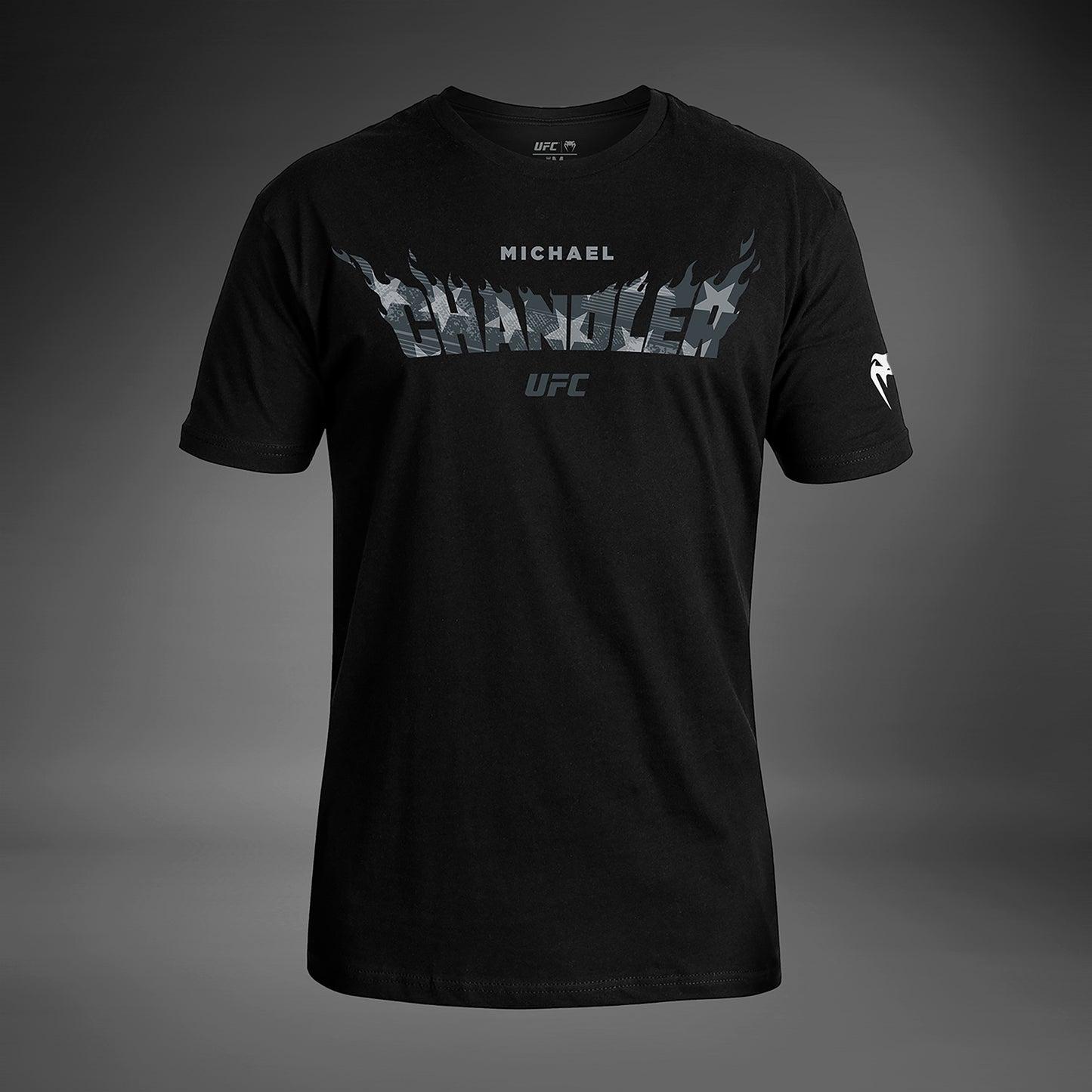 남성용 UFC Unrivaled by Venum 블랙 Michael Chandler 티셔츠