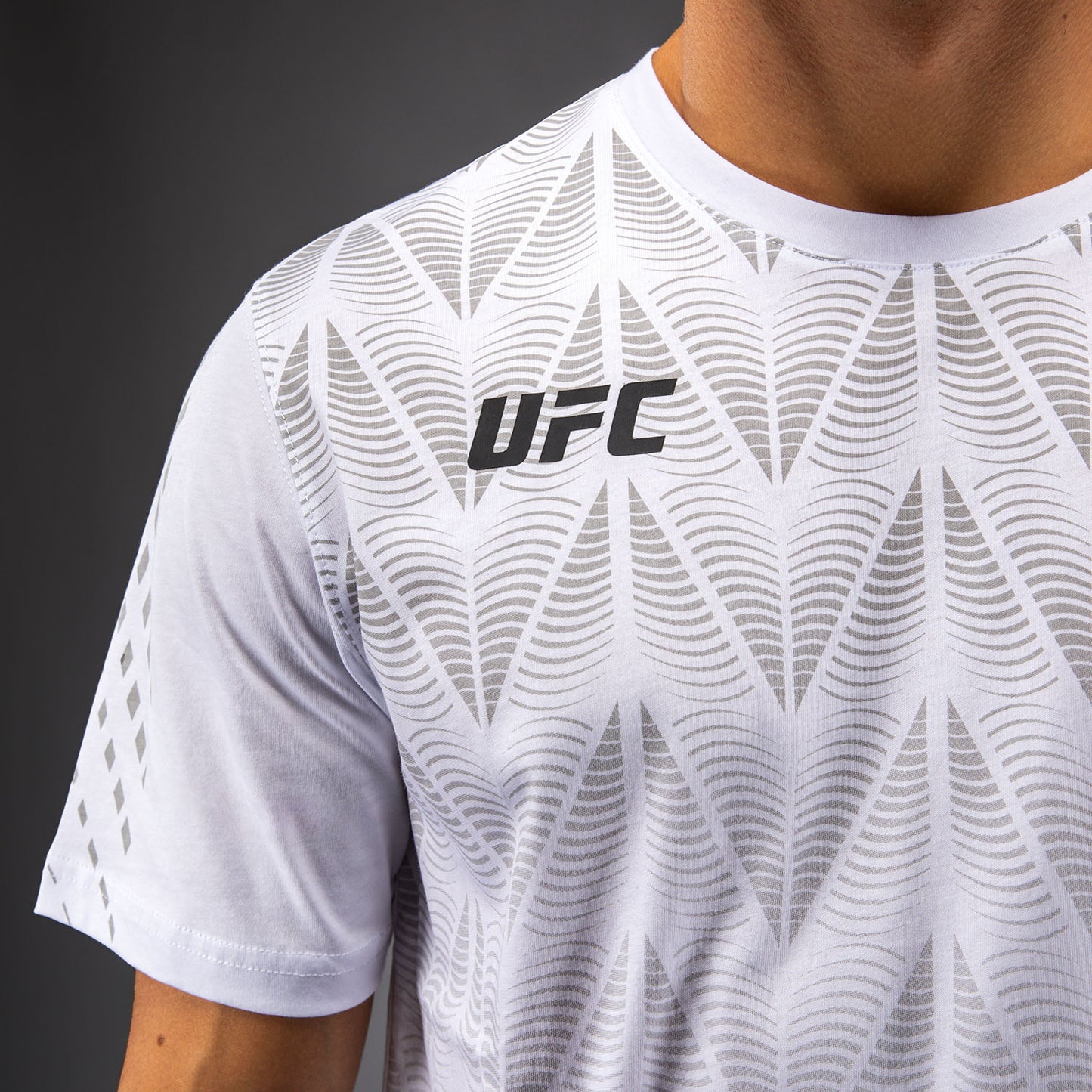 남성용 UFC Zenith by Venum 레플리카 화이트 티셔츠