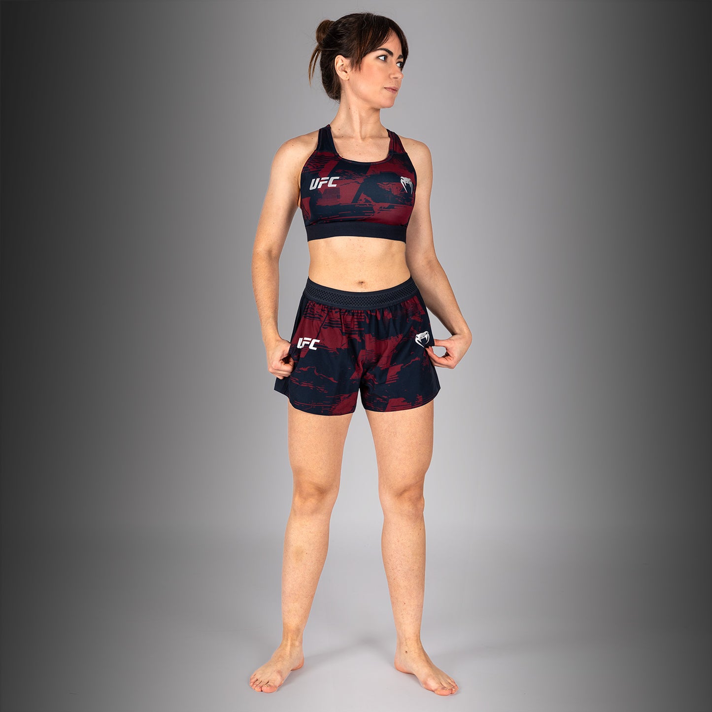 Women's UFC Zenith by Venum 네이비 블루 어센틱 파이트 위크 스포츠 브라