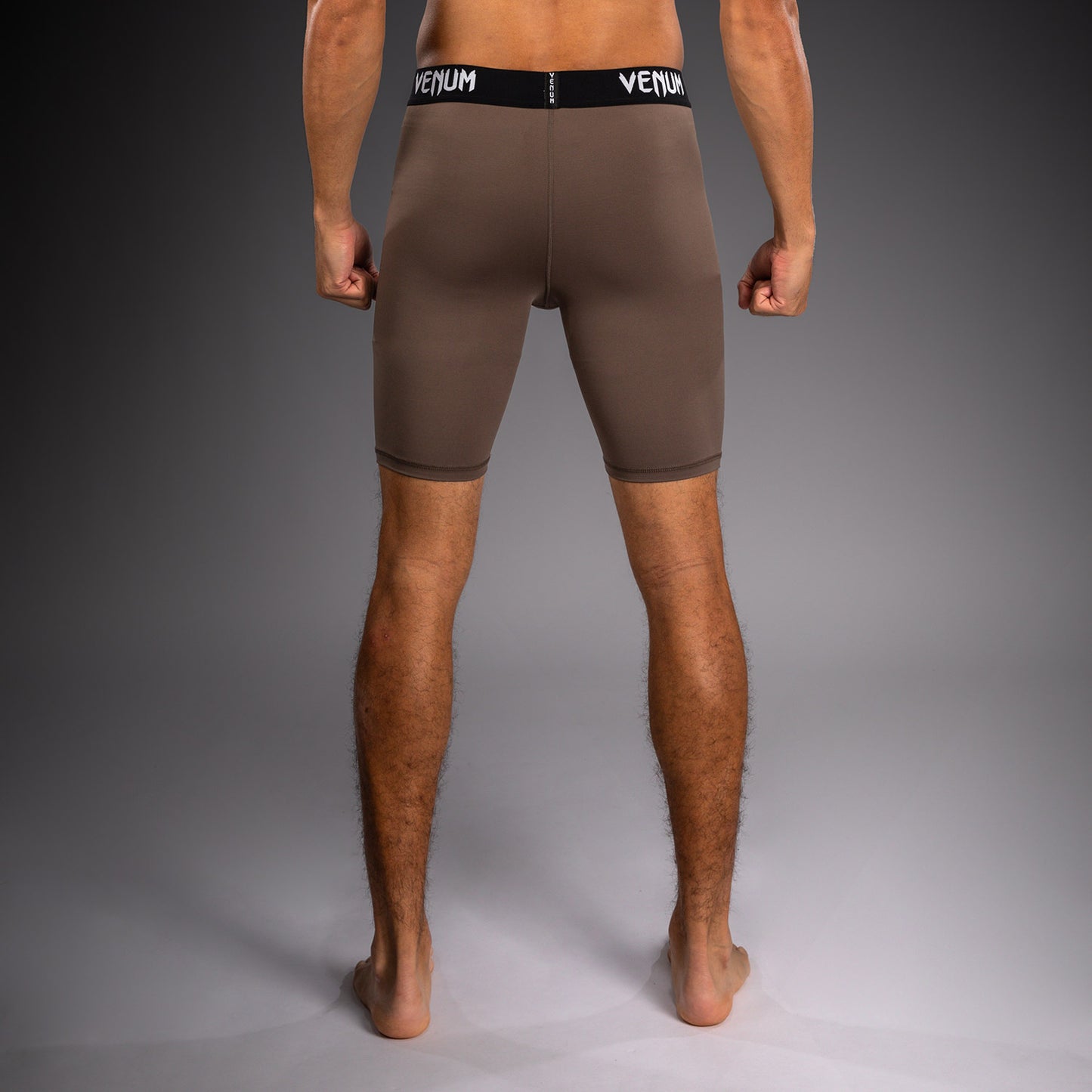 Venum UFC Unity by Venum Authentic Fight Week 남성 기능성 컴프레션 쇼츠 - 브라운