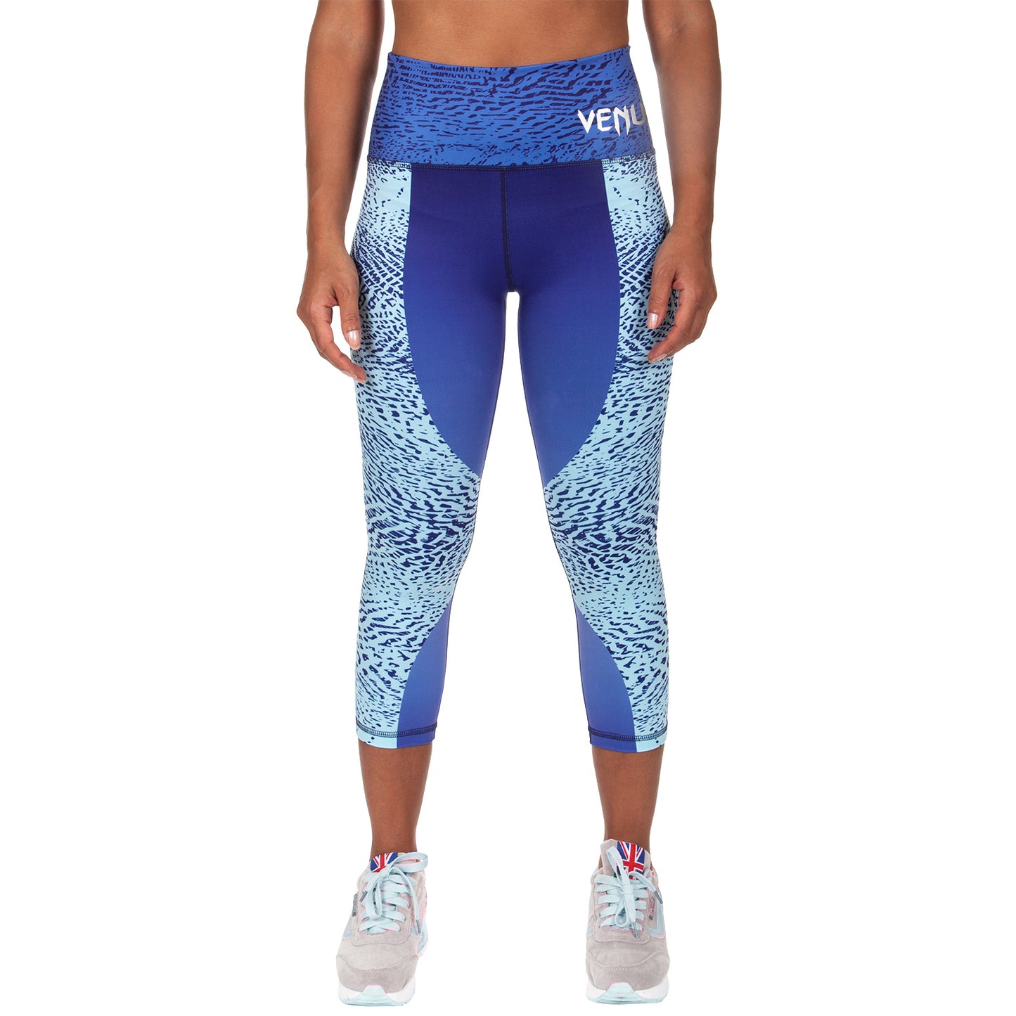 Venum Dune Cropped Leggings - Dark purple/Light latigo bay