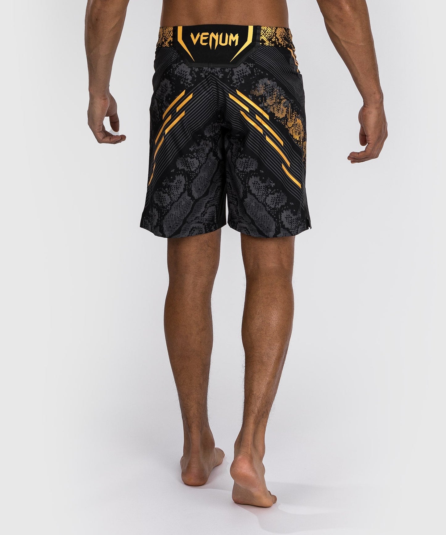 UFC Autenthic Adrenaline Fight Night By Venum Men Fightshort Long Fit  - Black/Gold