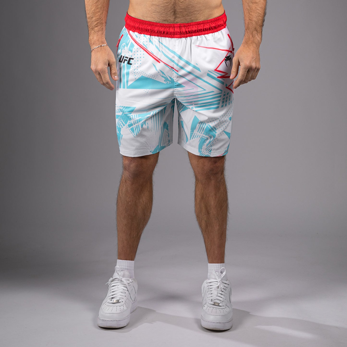 UFC Fusion By Venum Miami Edition 파이트 쇼츠 – 화이트 – 남성용