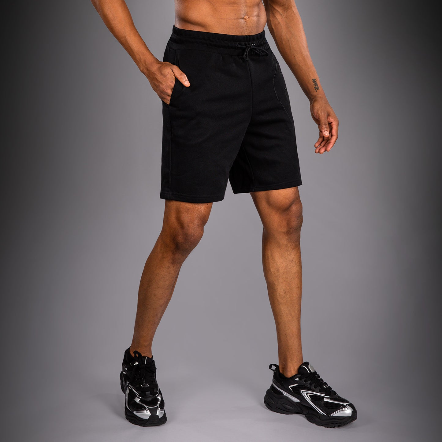 Venum Giant 3D 코튼 쇼츠 – 블랙