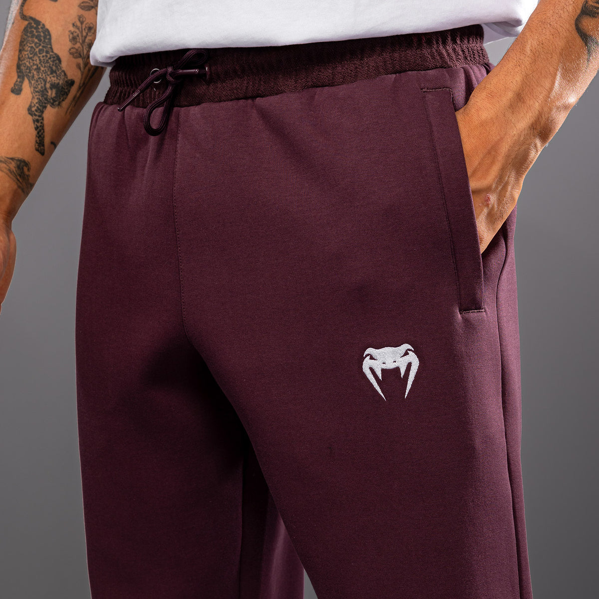 Venum Attack Fleece & Weave 조거 팬츠 - 버건디