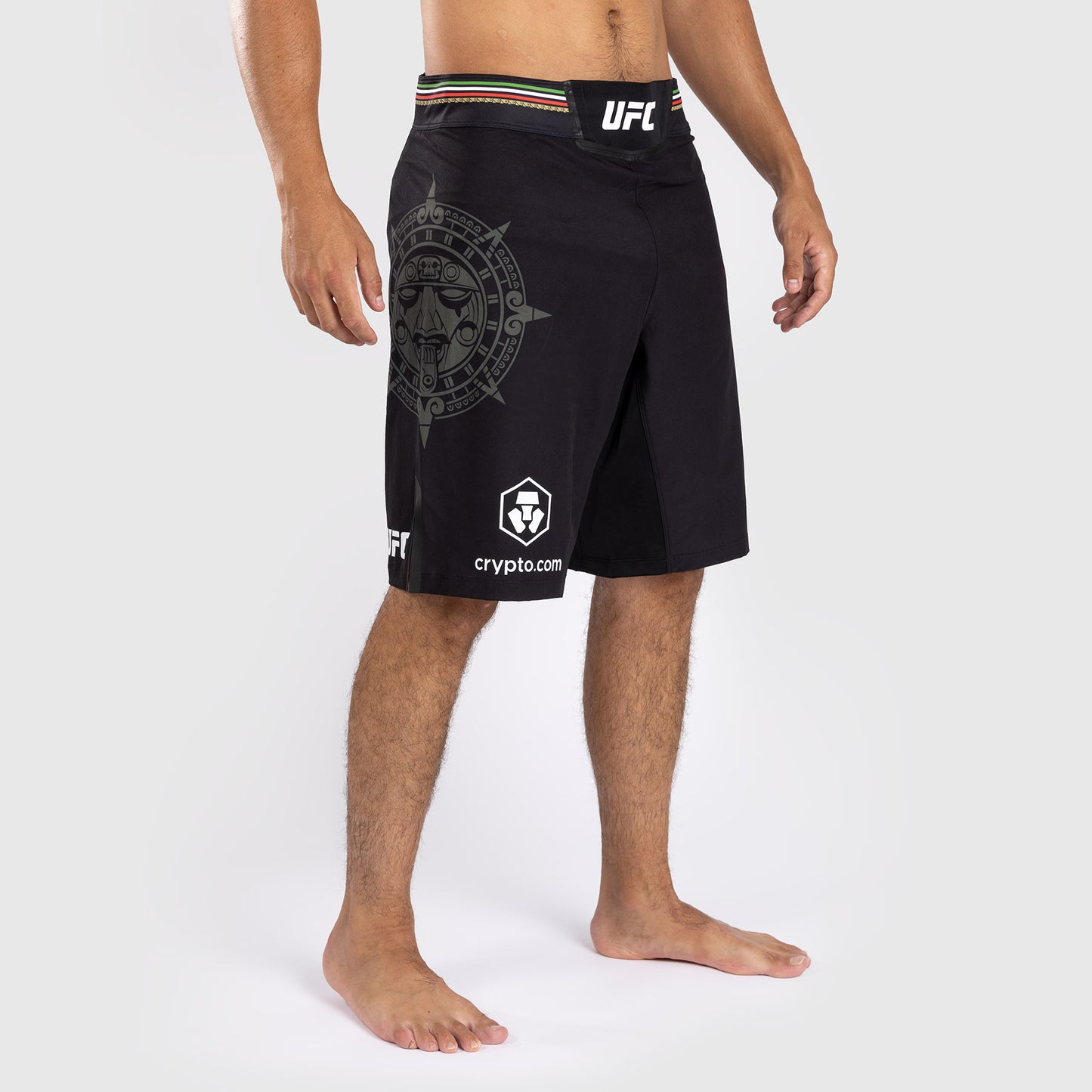 Noche UFC By Venum Authentic Men’s 파이트 쇼츠 – 롱 핏 – 블랙