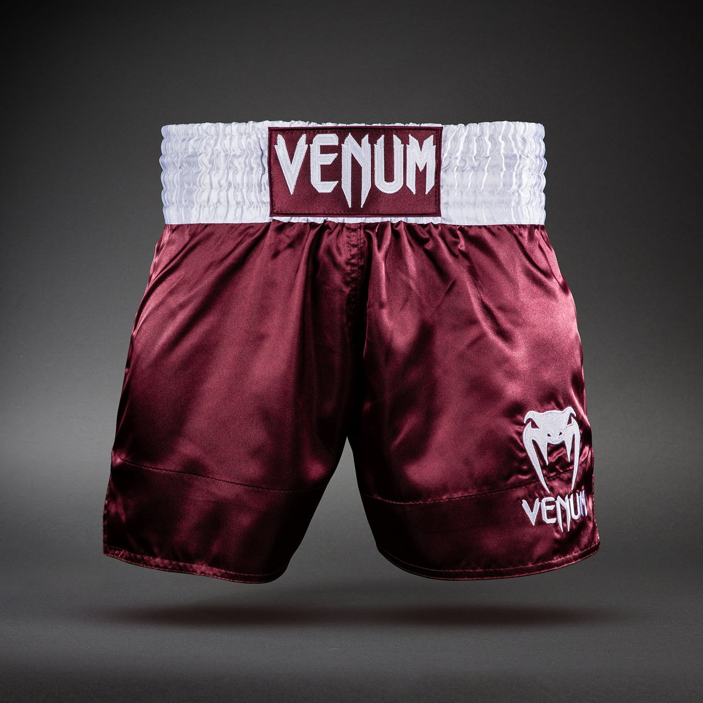 Venum Classic 무에타이 쇼츠 – 버건디