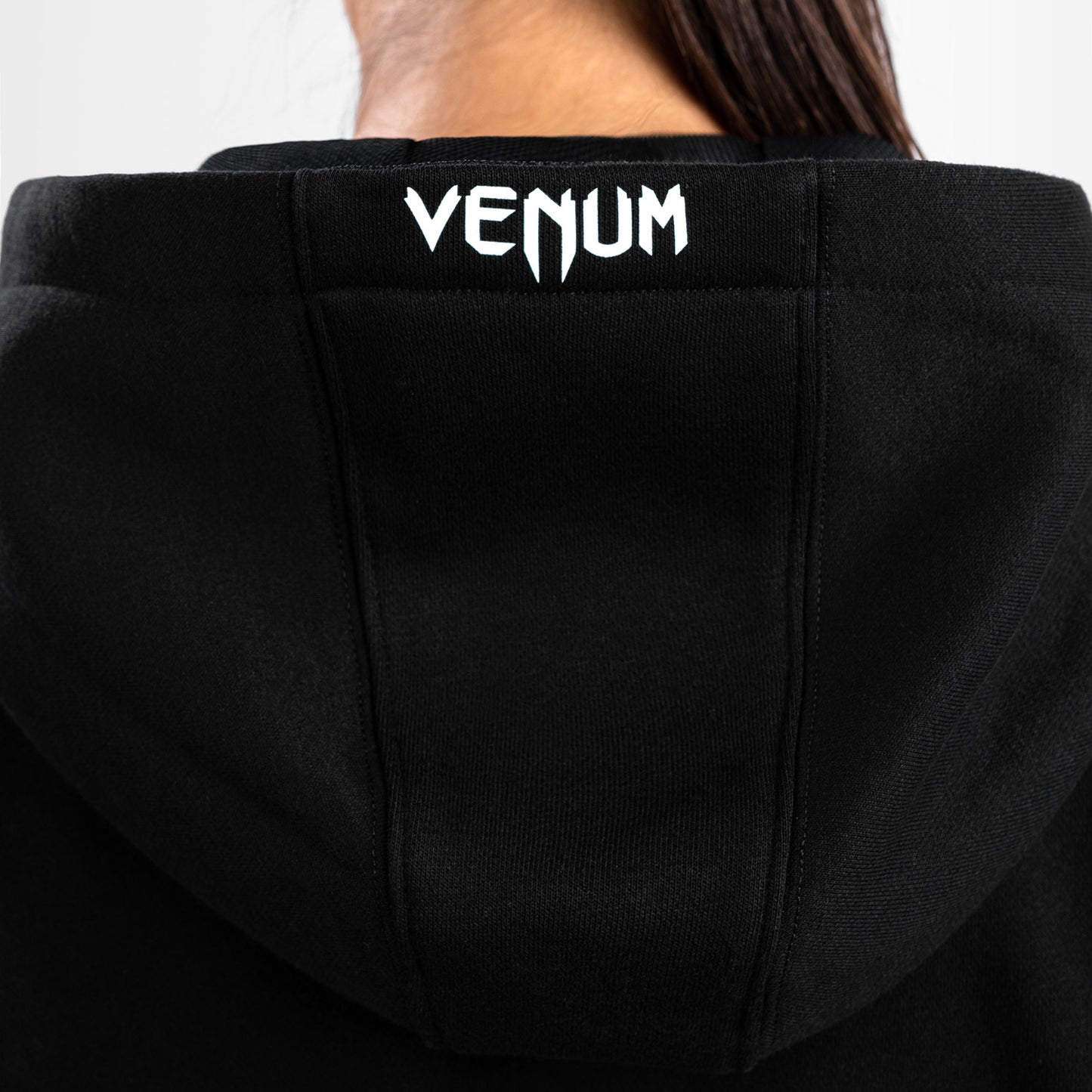 UFC Adrenaline by Venum 여성용 집업 후디 – 블랙