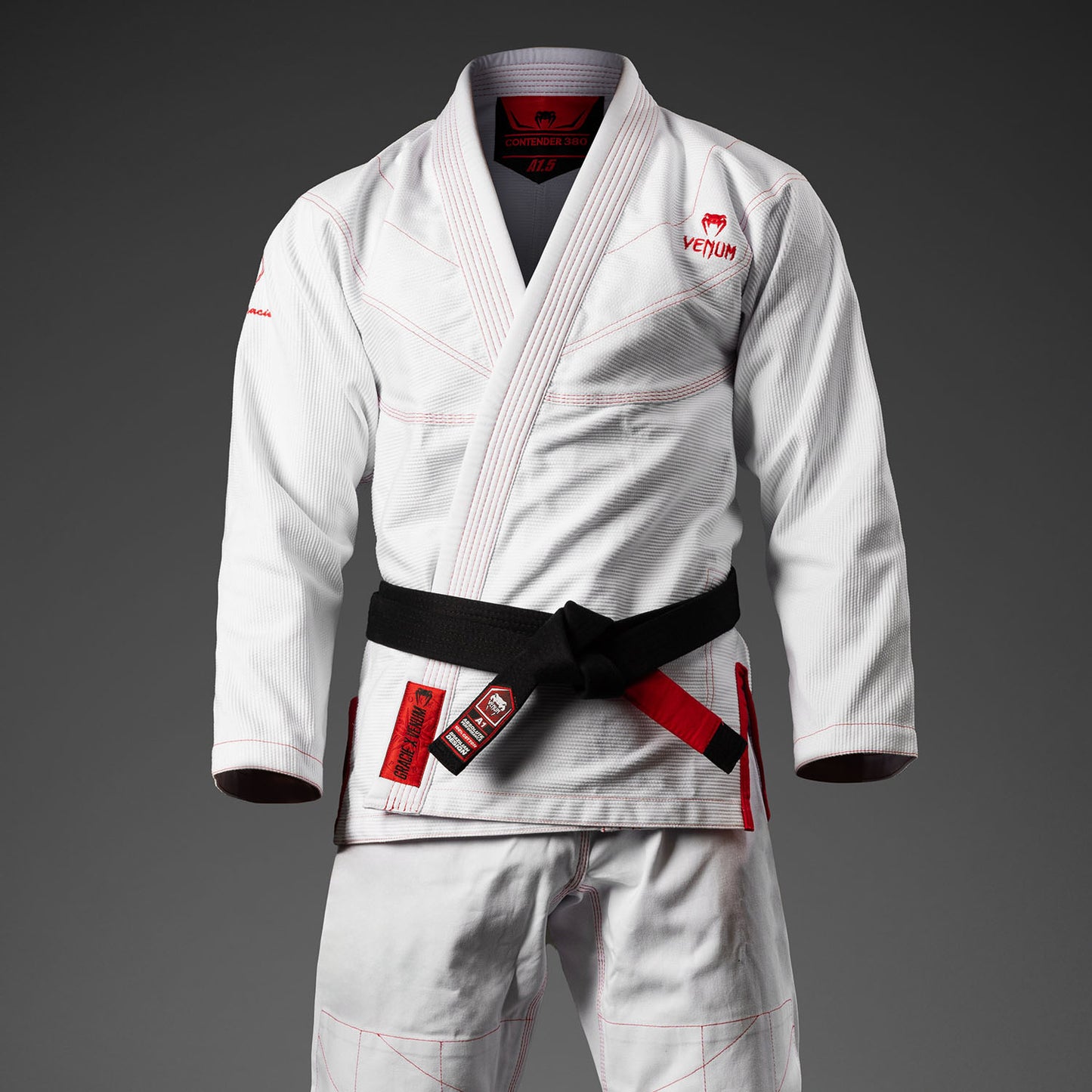 Venum X Roger Gracie Academy 주짓수 도복 – 화이트/레드