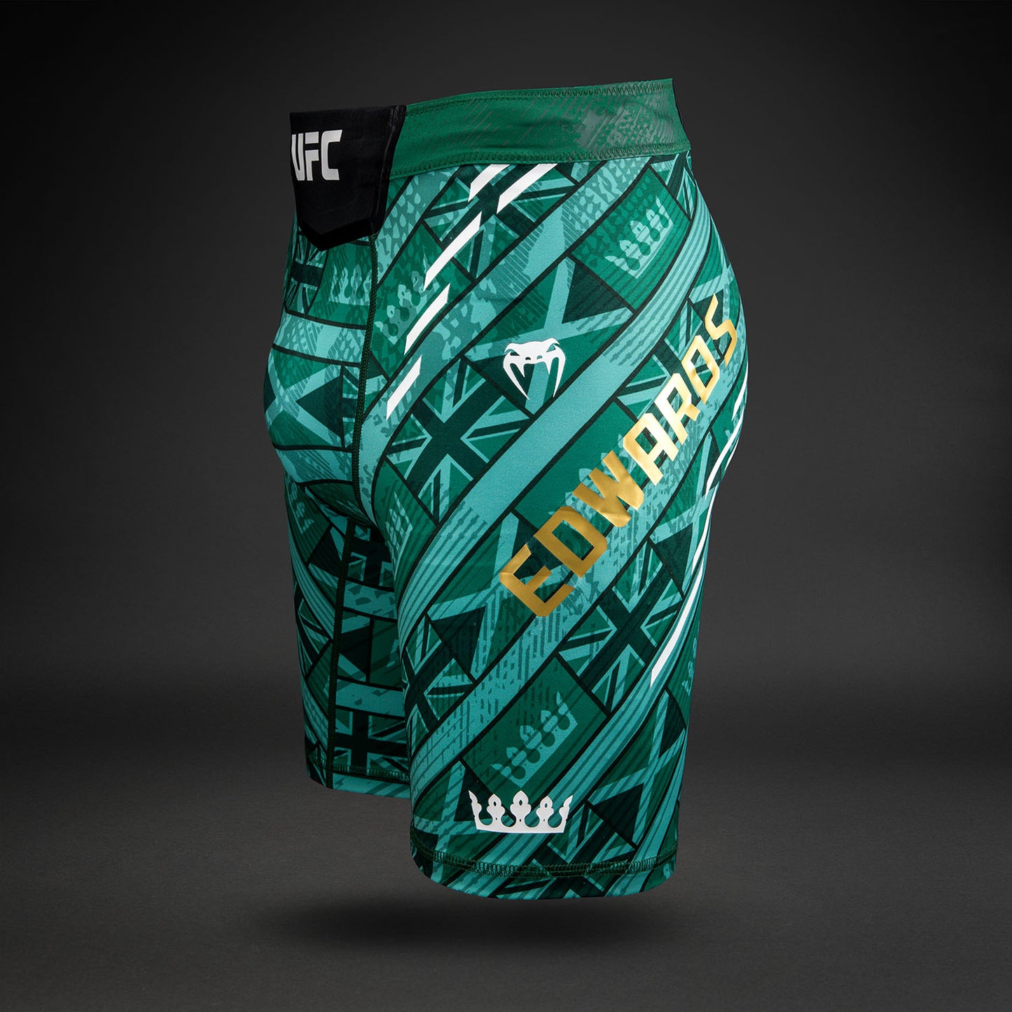 Men's UFC Unrivaled by Venum 그린 Leon Edwards 발리 투도 쇼츠