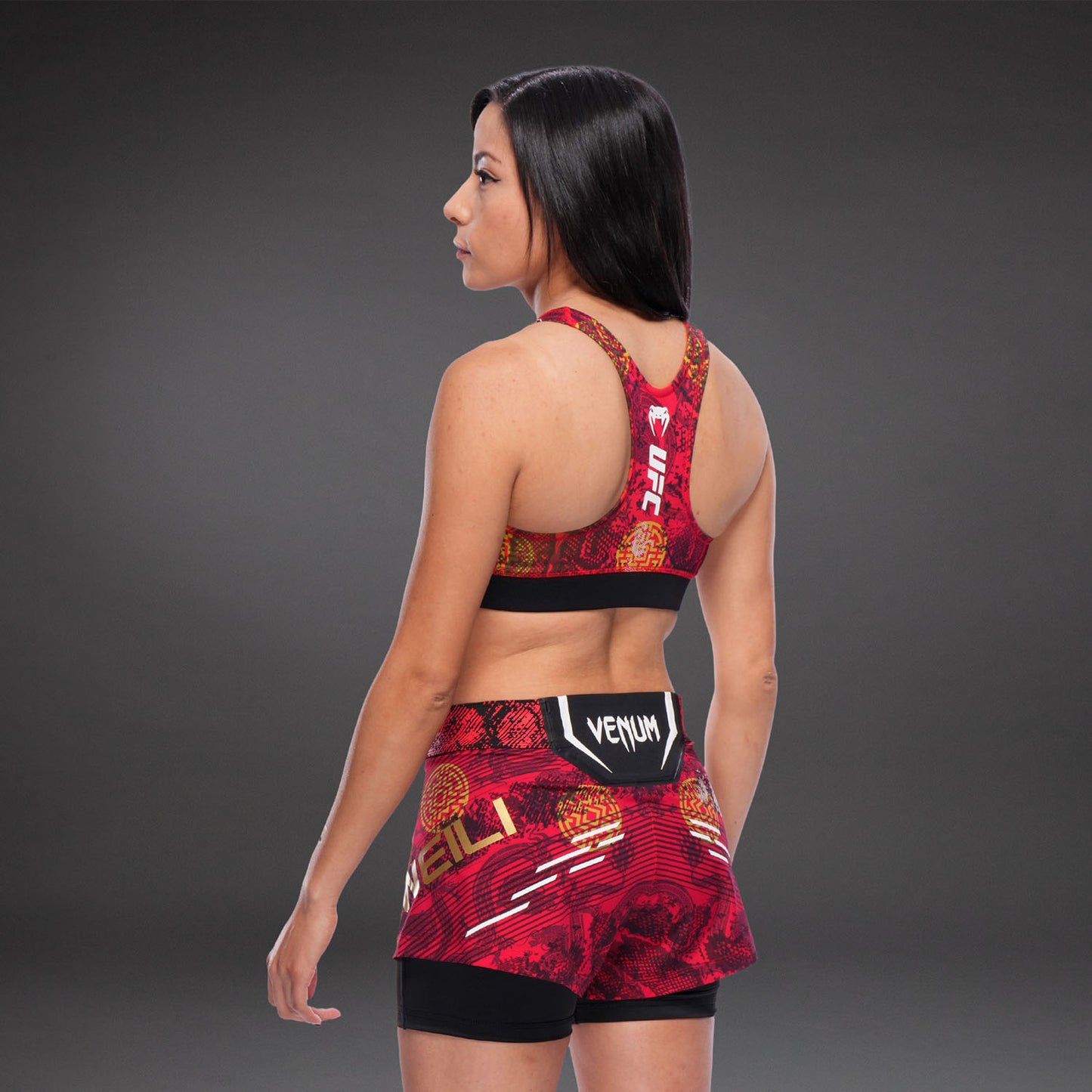 Women's UFC Unrivaled by Venum 레드 장 웨일리 스포츠 브라