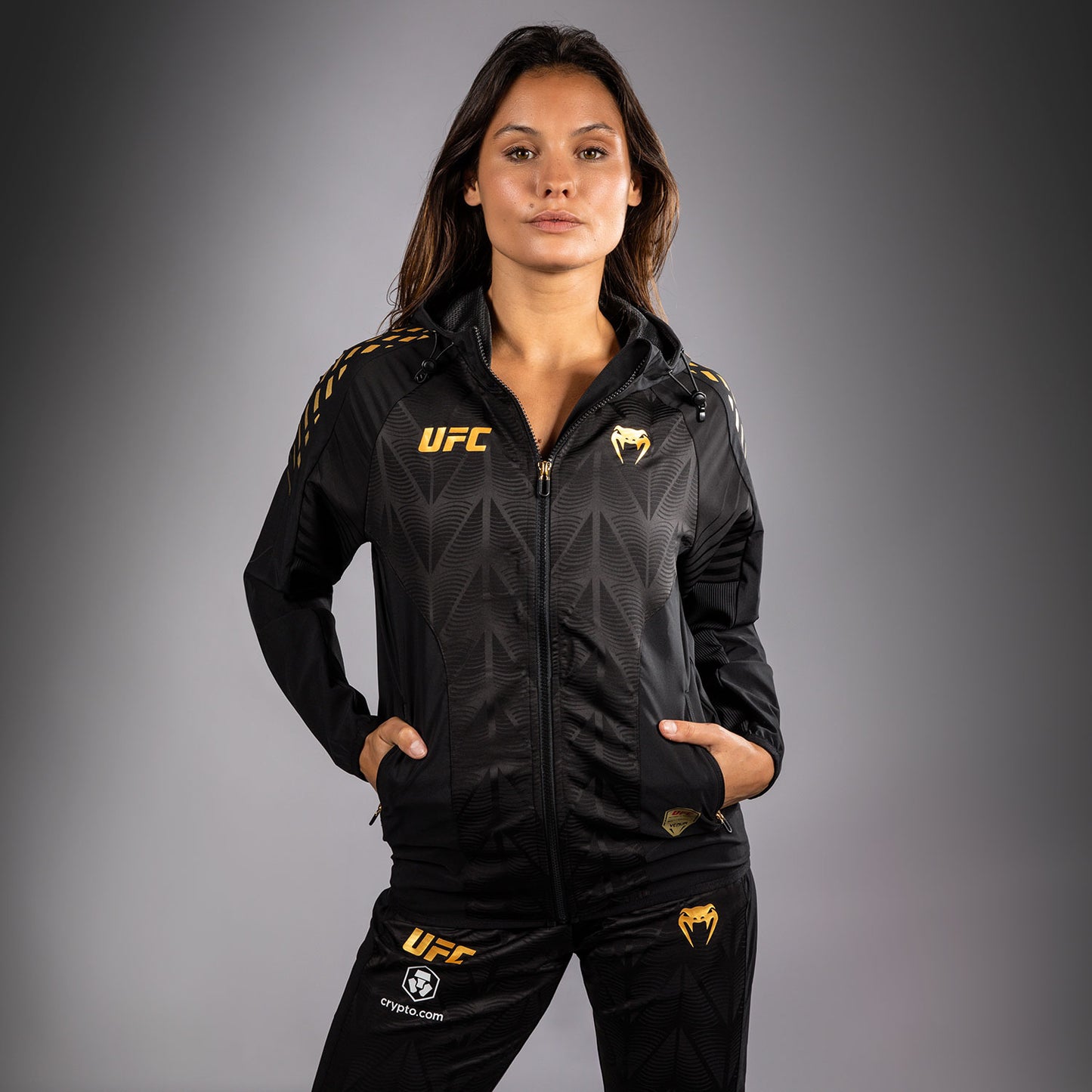 Women's UFC Zenith by Venum 챔피언 오센틱 파이트 나이트 워크아웃 후디