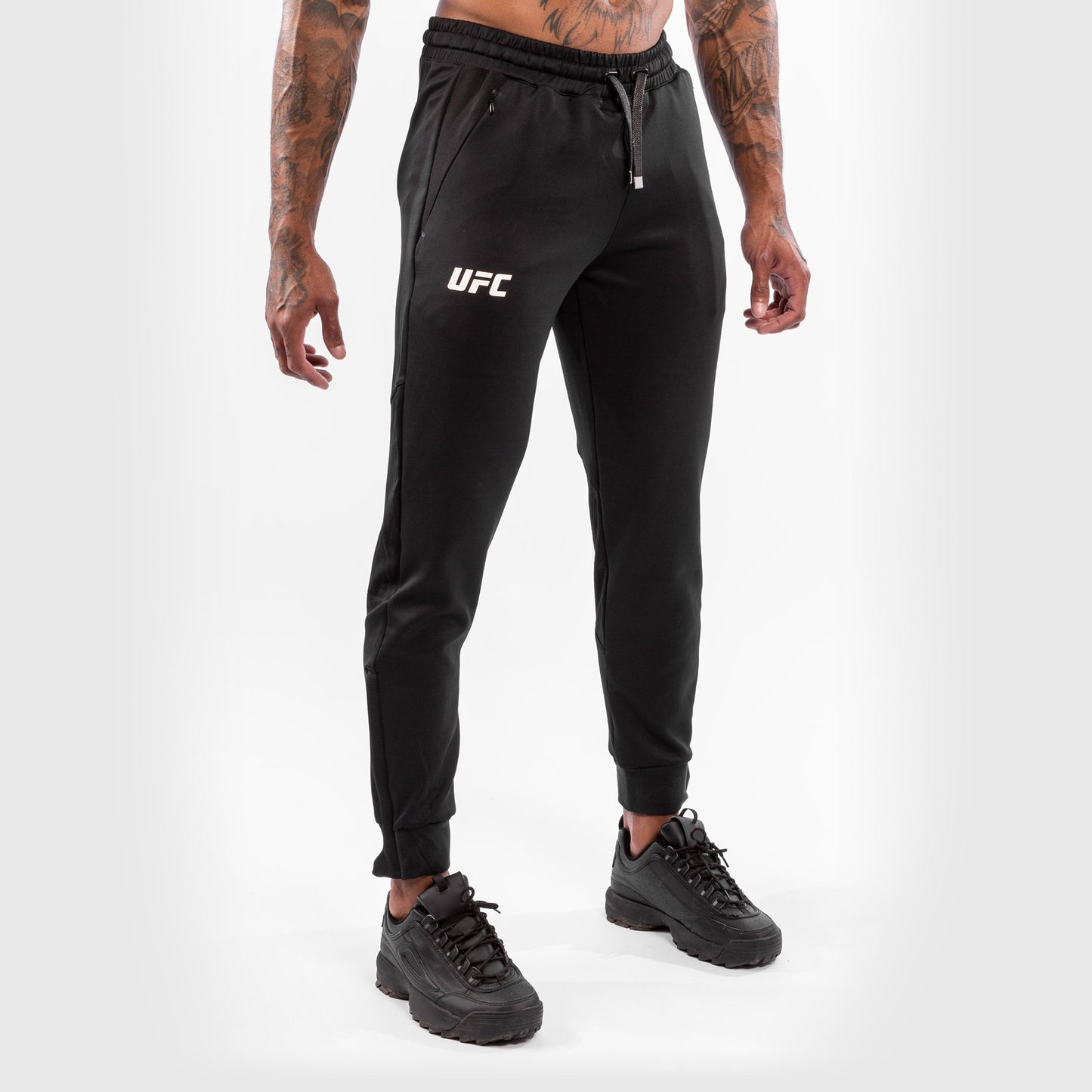UFC Venum Authentic Fight Night 남성용 워크아웃 팬츠 – 블랙