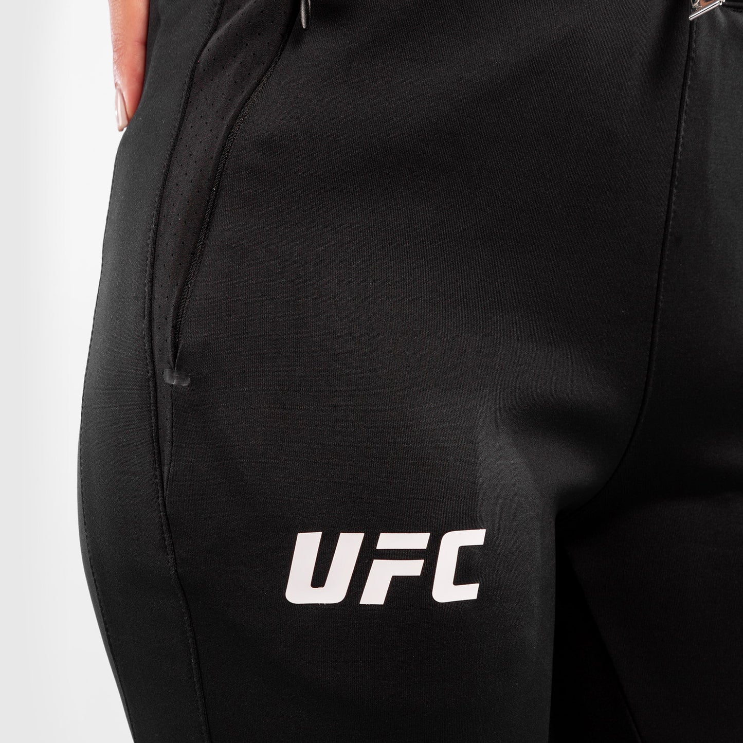 UFC Venum Authentic Fight Night 여성용 워크아웃 팬츠 – 블랙