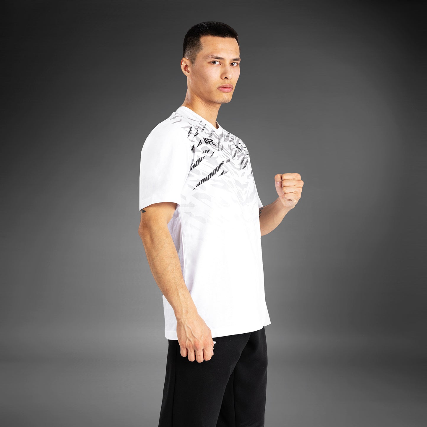 UFC Fusion by Venum 남성용 반팔 티셔츠 – 화이트