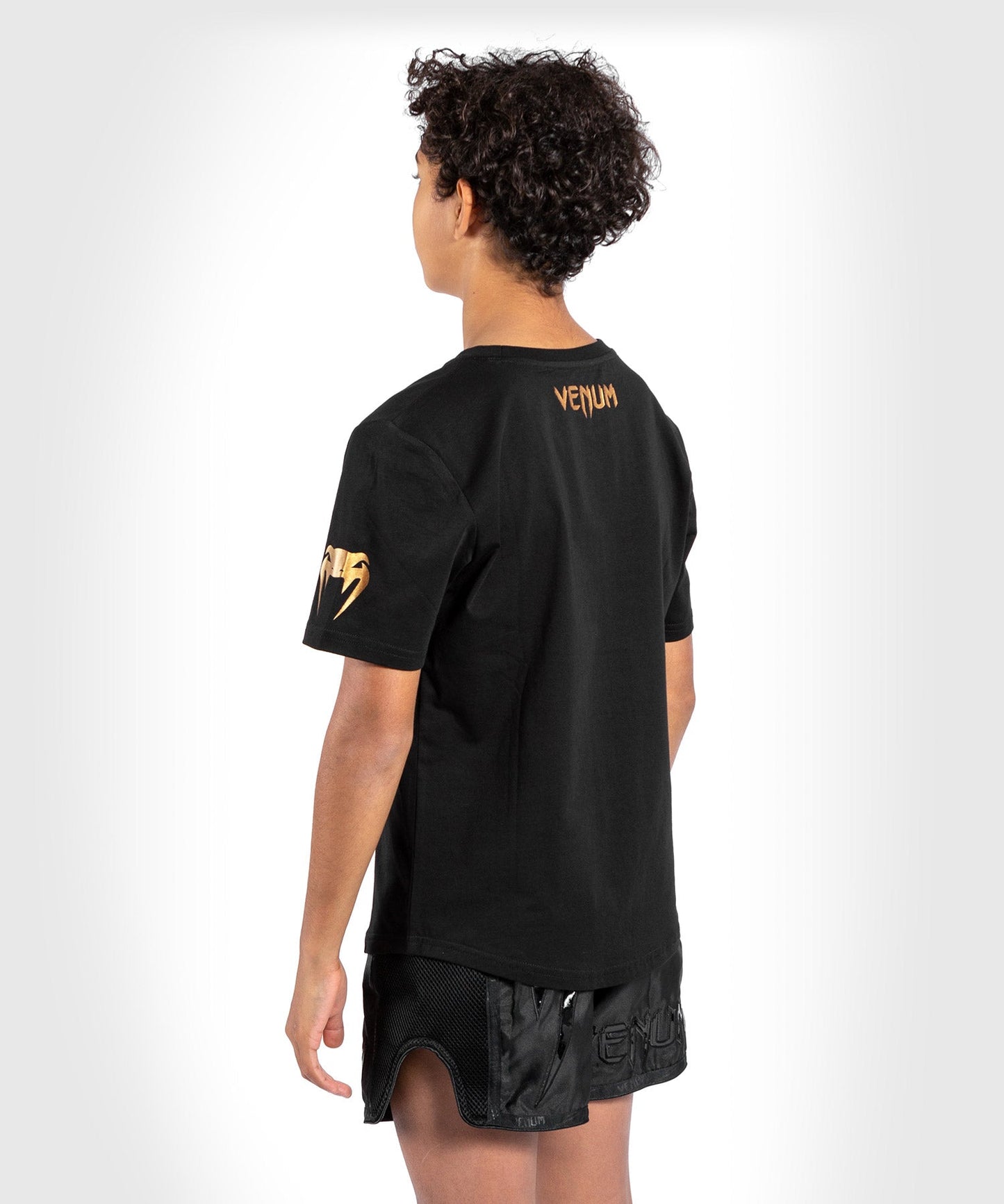 Venum Dragon's Flight Kids T-Shirt - Black/Bronze