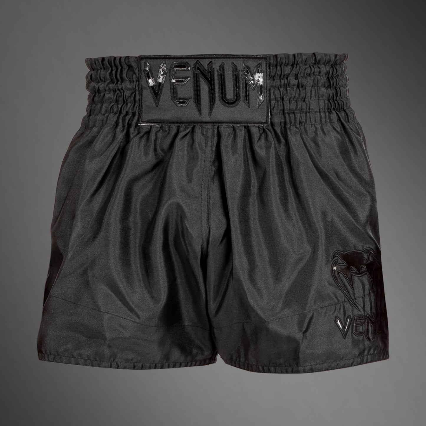 Muay Thai 쇼츠 Classic Venum – 블랙/블랙