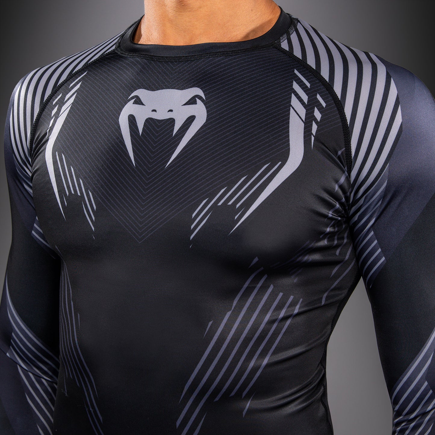 NO-GI 6.0 긴팔 래쉬가드 블랙/그레이