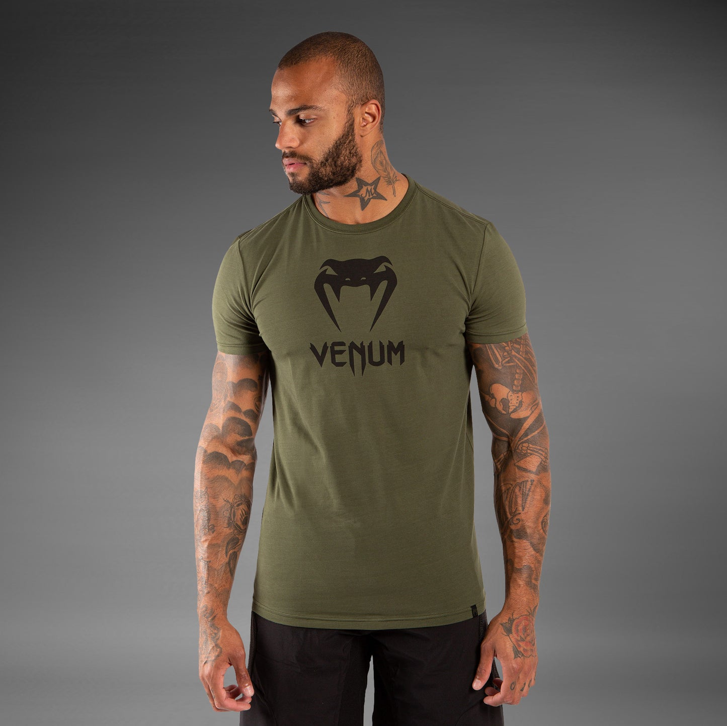 Venum Classic 코튼 티셔츠 – 카키