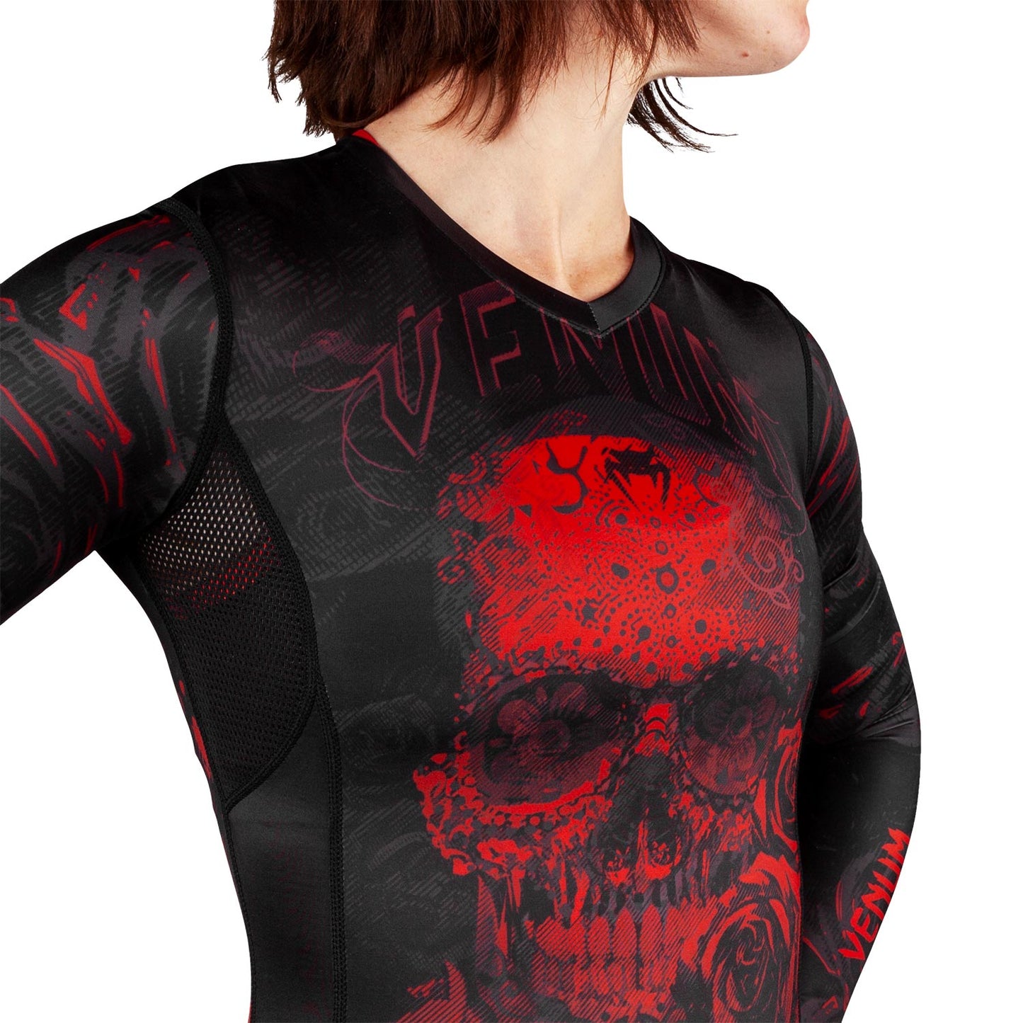 Venum Santa Muerte 3.0 Rashguard - Long Sleeves - For Women