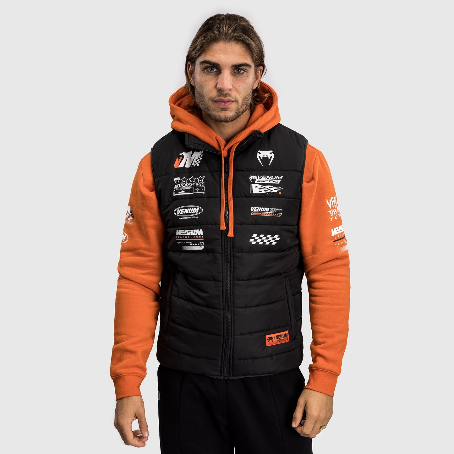 Venum Motorsport 다운 자켓 – 딥 블랙