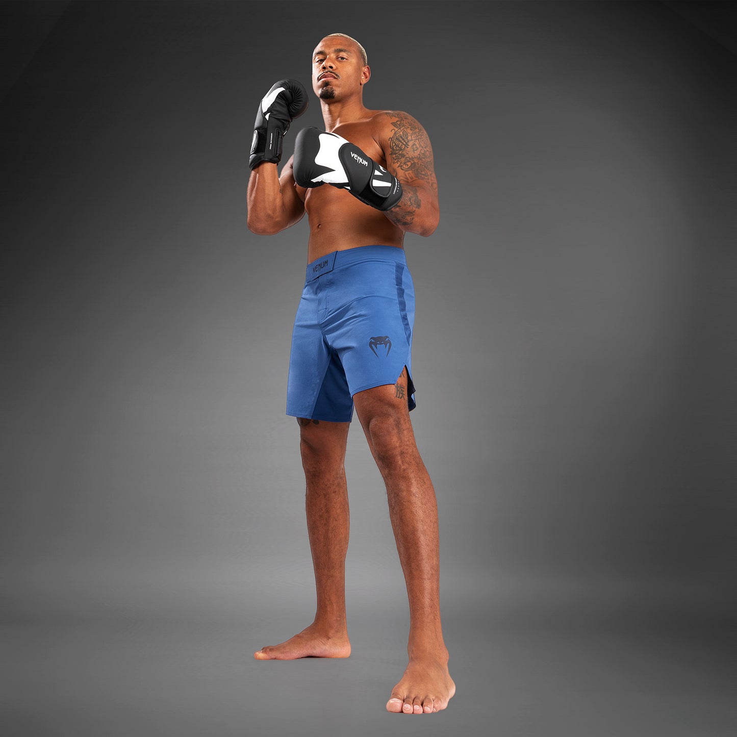 Venum Contender 남성용 파이트 쇼츠 – 블루