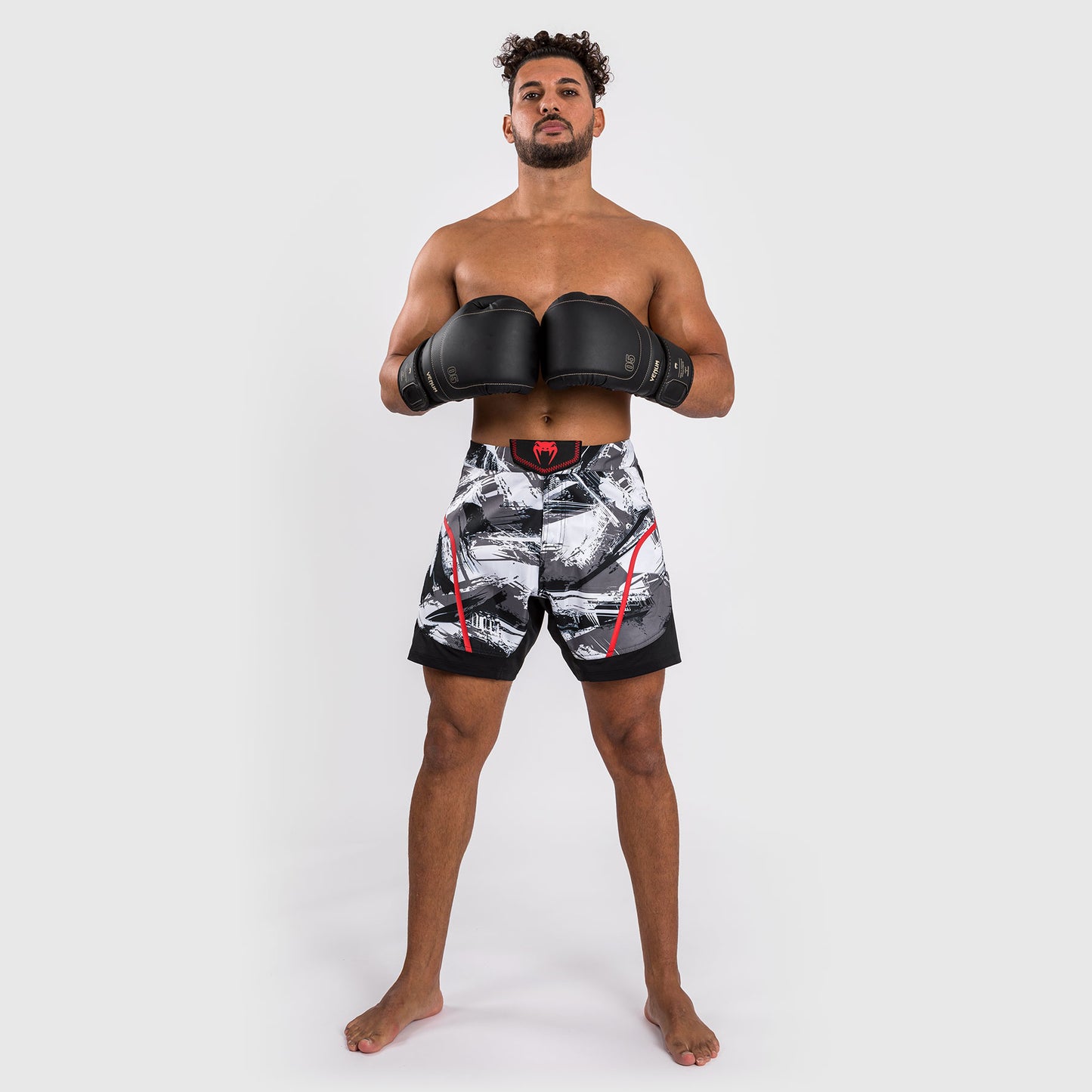 Venum Electron 3.0 파이트 쇼츠 – 그레이/레드