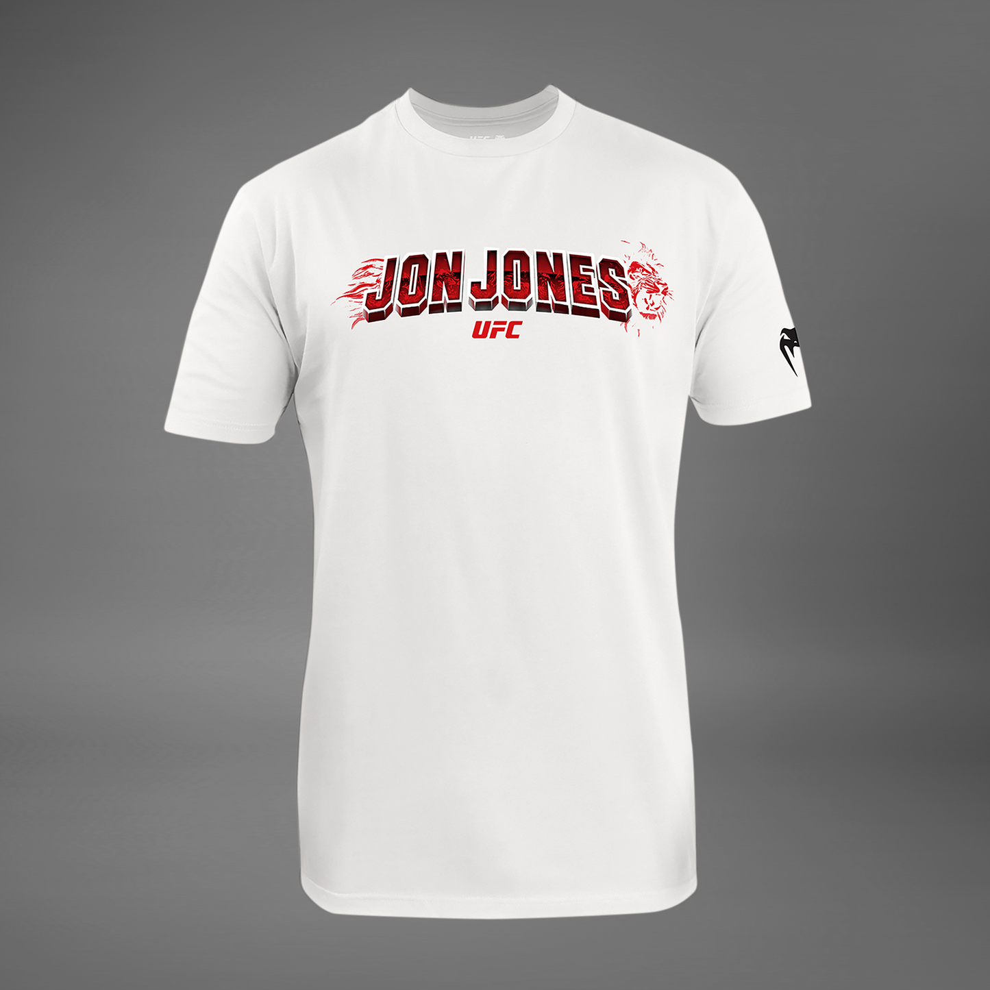 남성용 UFC Unrivaled by Venum 화이트 Jon Jones 티셔츠