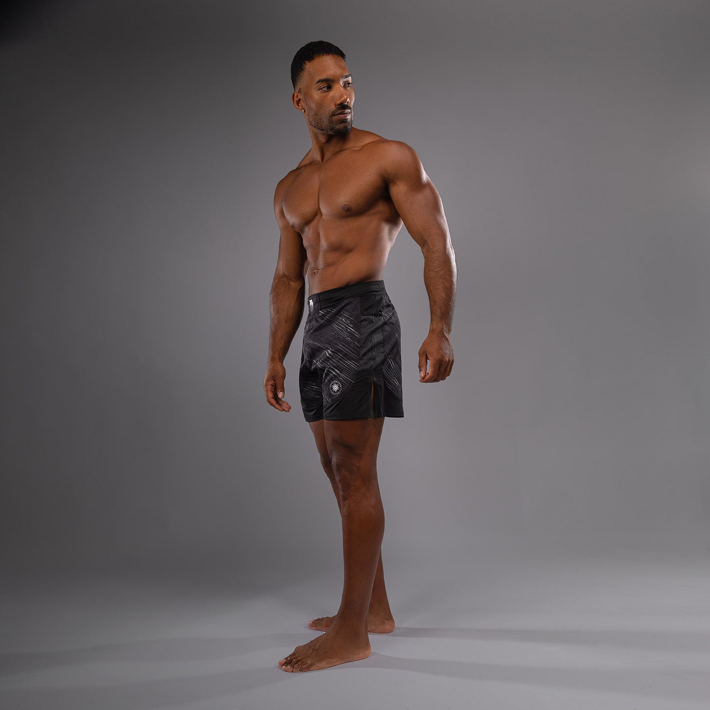 Venum Rapid Light 파이트 쇼츠 – 블랙/스톰 그레이